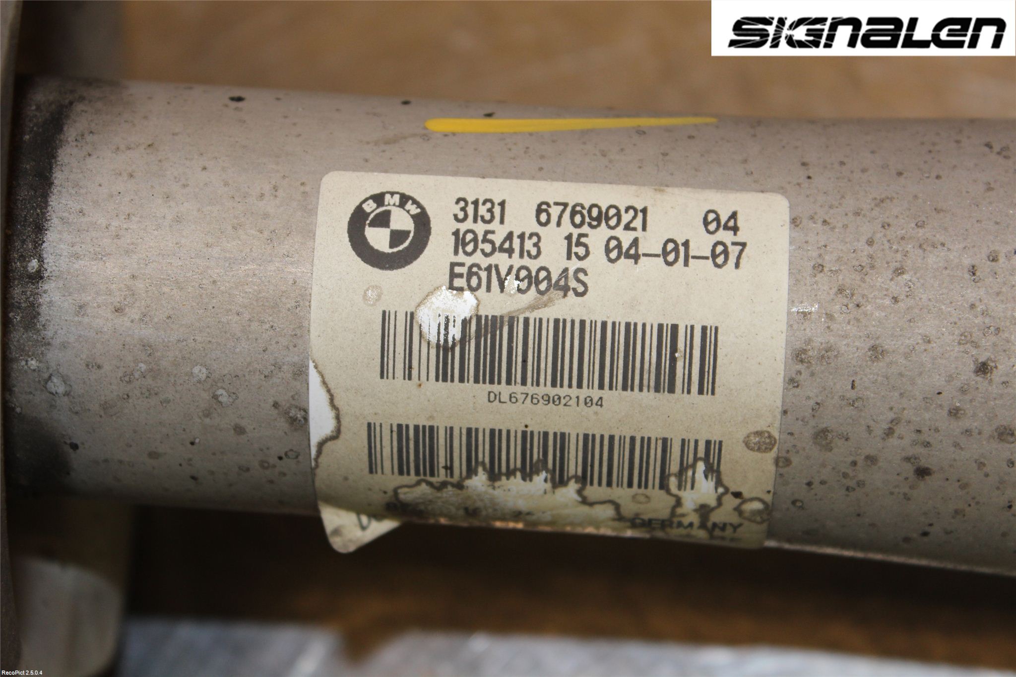 BMW 5 E60/61 Sed/Tou 02-10 Fjäderben Fram Vänster