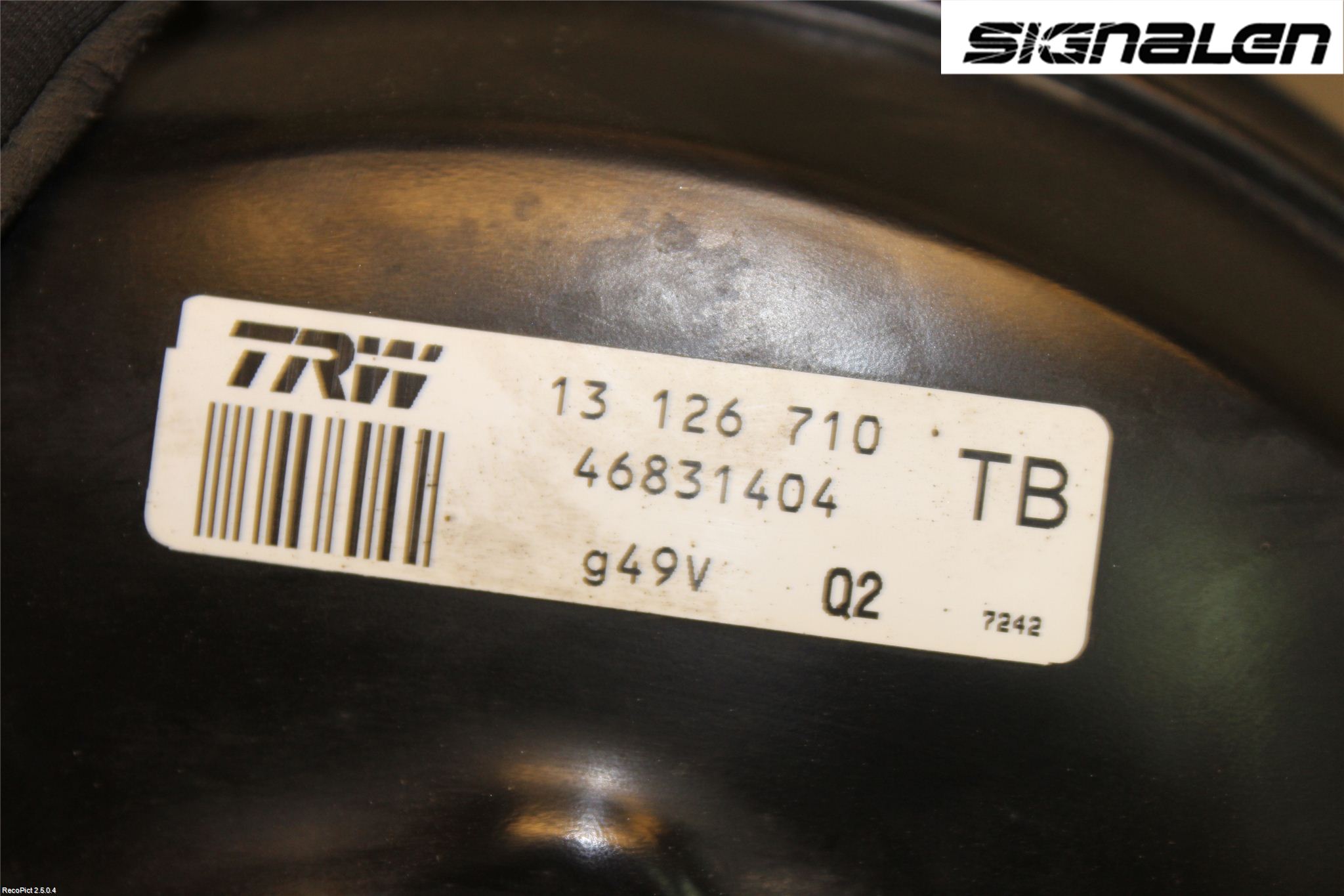 Saab 9-3 VER2/VER3 08-15 Bromsservo