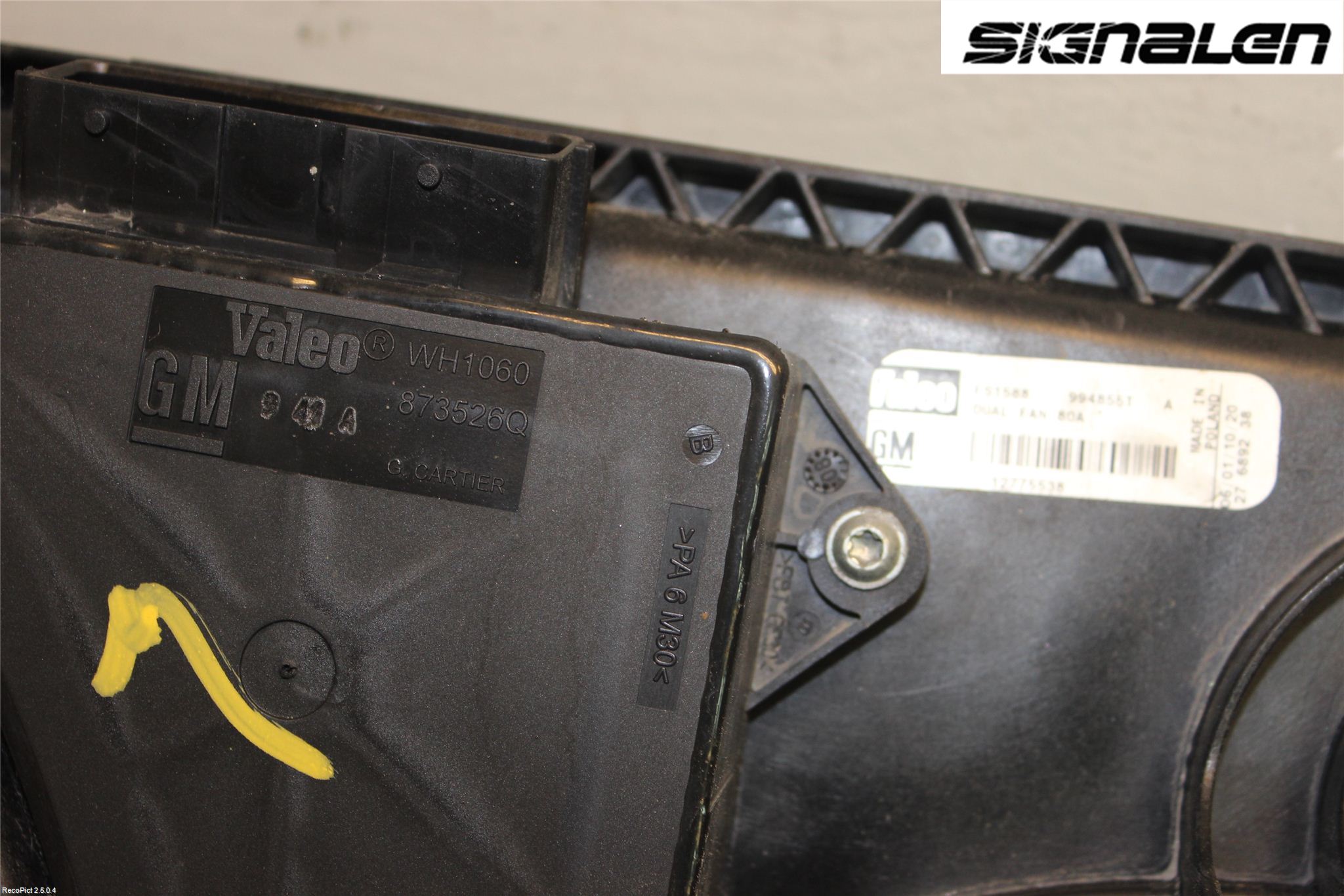 Saab 9-3 VER2/VER3 08-15 Kylfläkt El