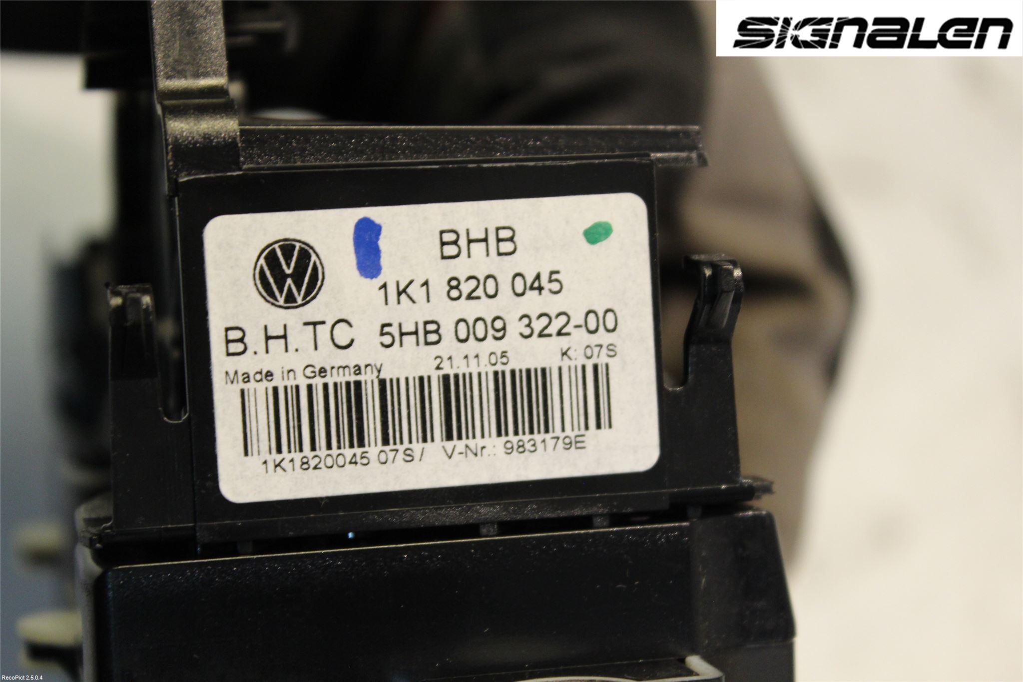 Volkswagen VW GOLF V 04-09 Ac Styrenhet Ac Manöveren