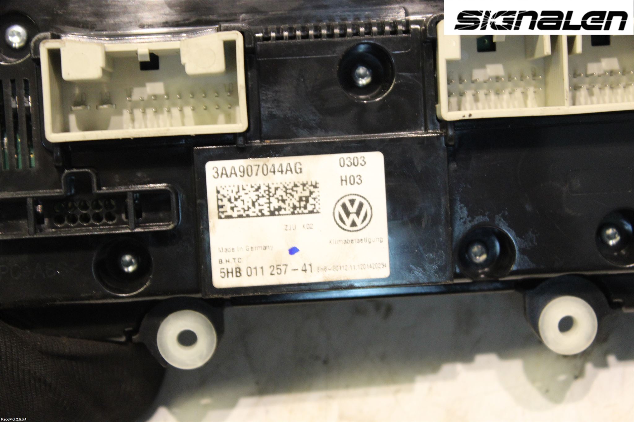 Volkswagen VW PASSAT 11-14 Ac Styrenhet Ac Manöveren