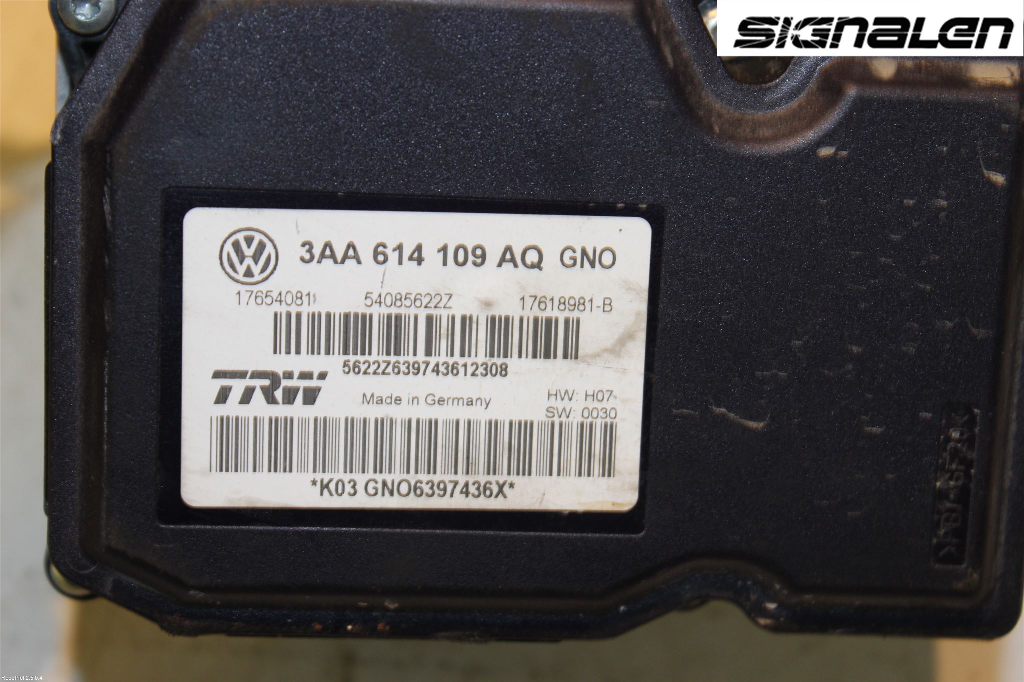 Volkswagen VW PASSAT 11-14 Abs Hydraulaggregat