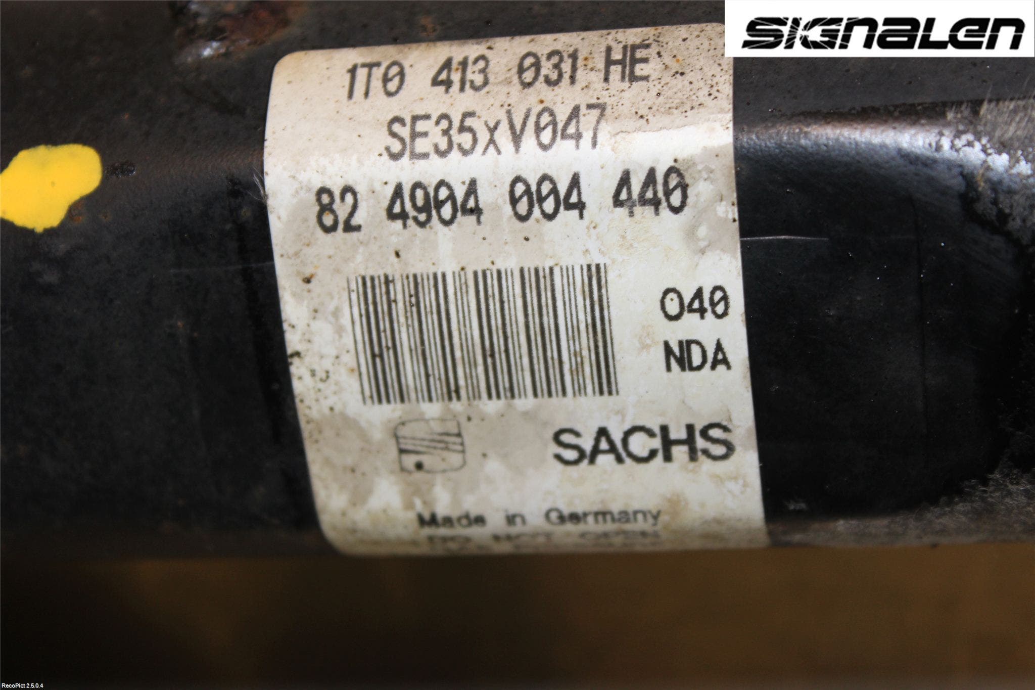 Seat ALTEA Fjäderben Fram Höger