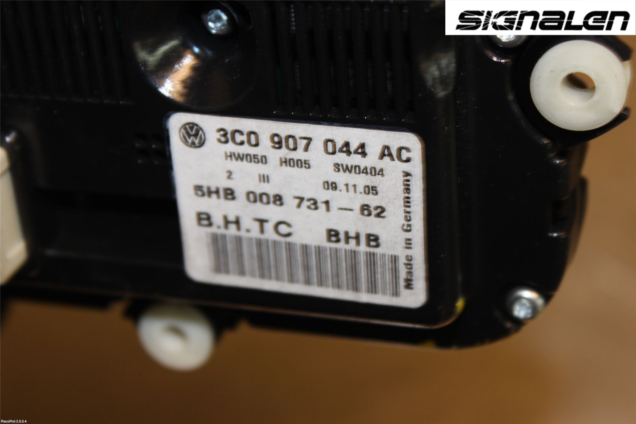 Volkswagen VW PASSAT 05-11 Ac Styrenhet Ac Manöveren
