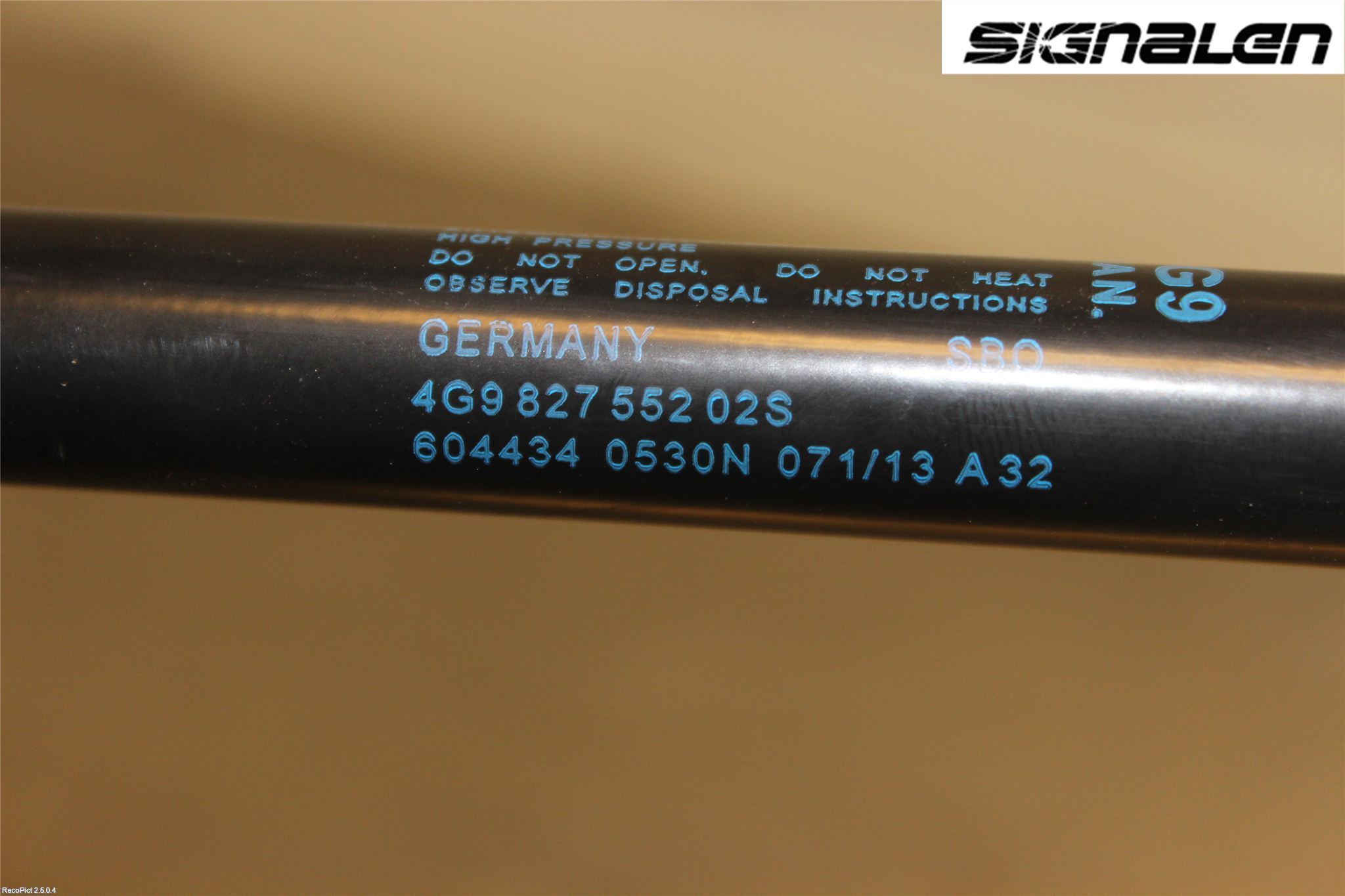 Audi A6/S6 4G 11-18 Gasfjäder Baklucka