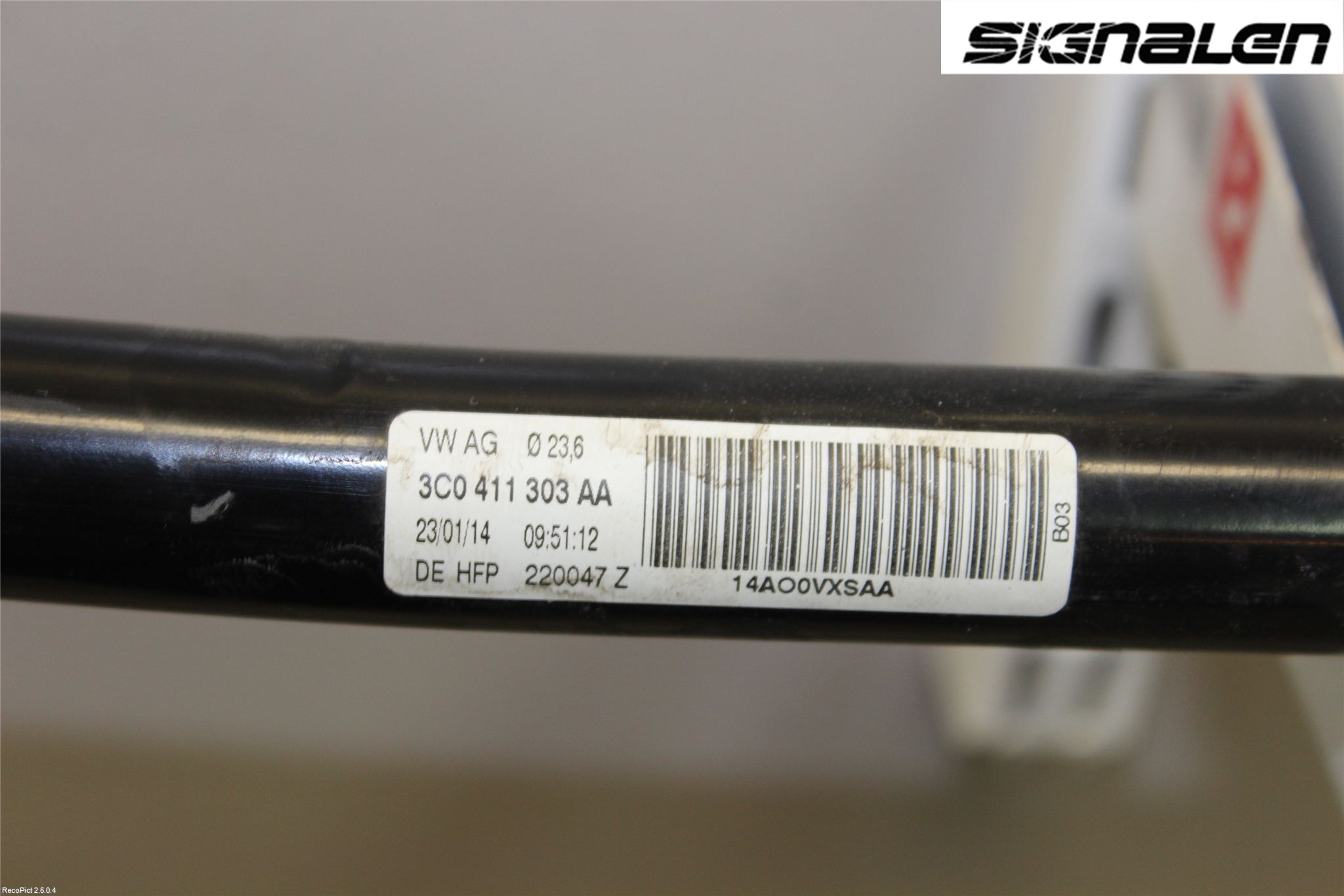 Volkswagen VW PASSAT 15-19 Krängningshämmare Fram