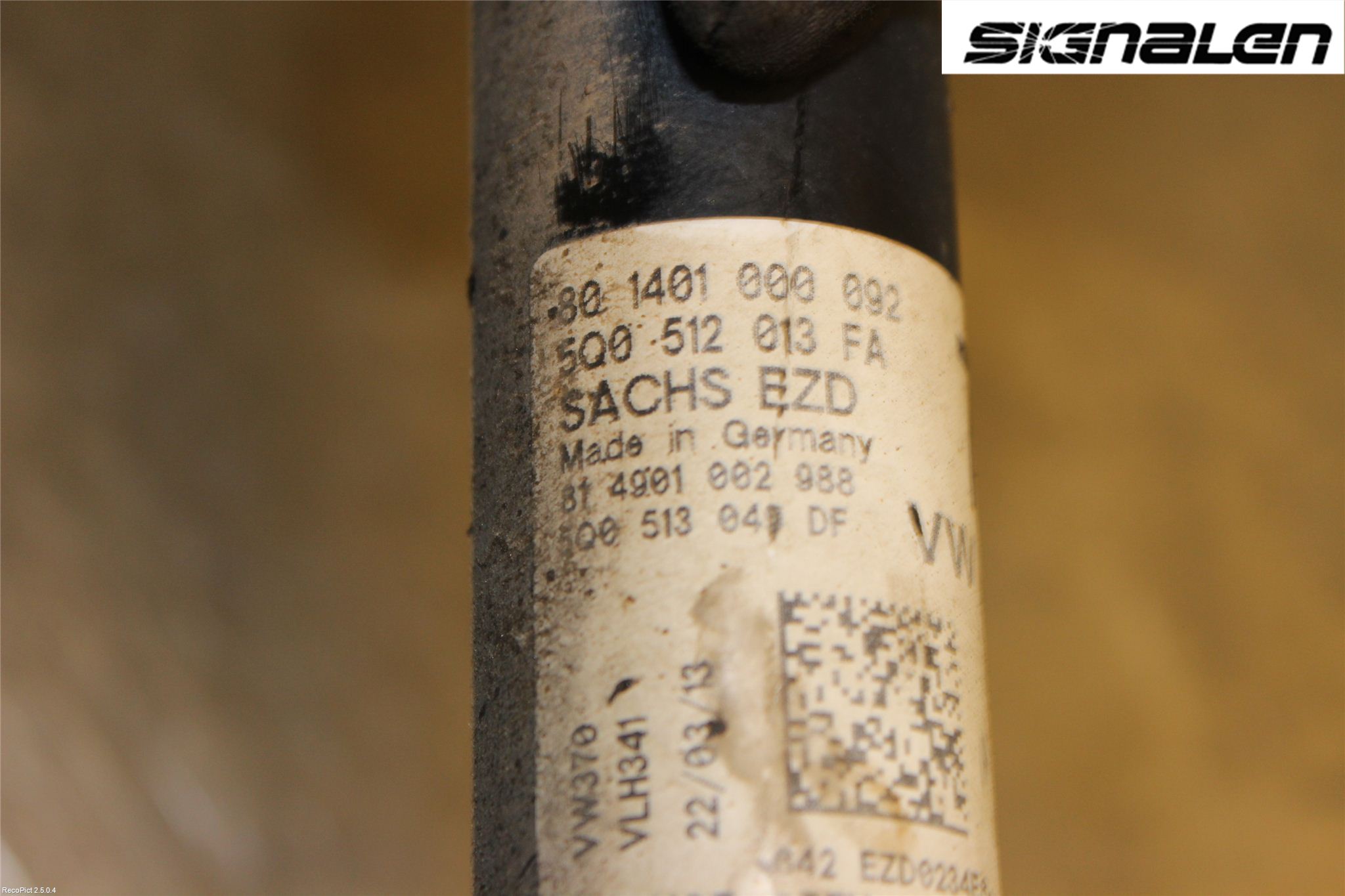 Volkswagen VW GOLF / E-GOLF VII 13-20 Stötdämpare Bak