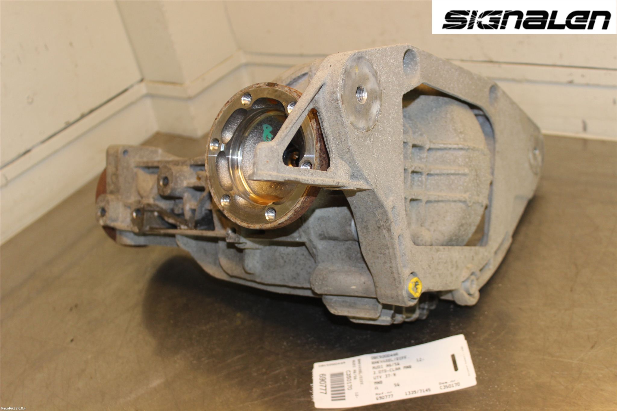 Audi A6/S6 4G 11-18 Bakväxel-Diff