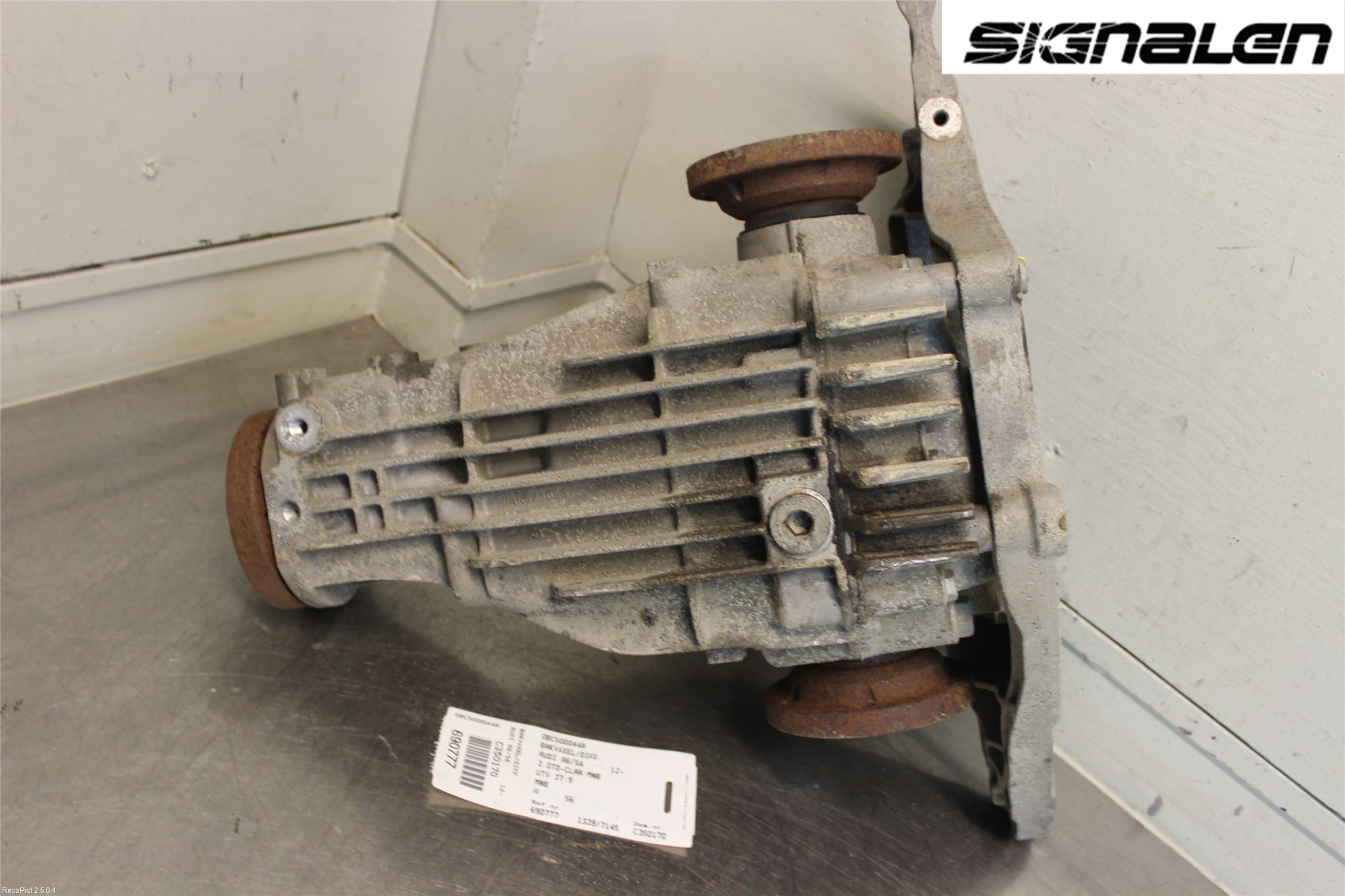 Audi A6/S6 4G 11-18 Bakväxel-Diff