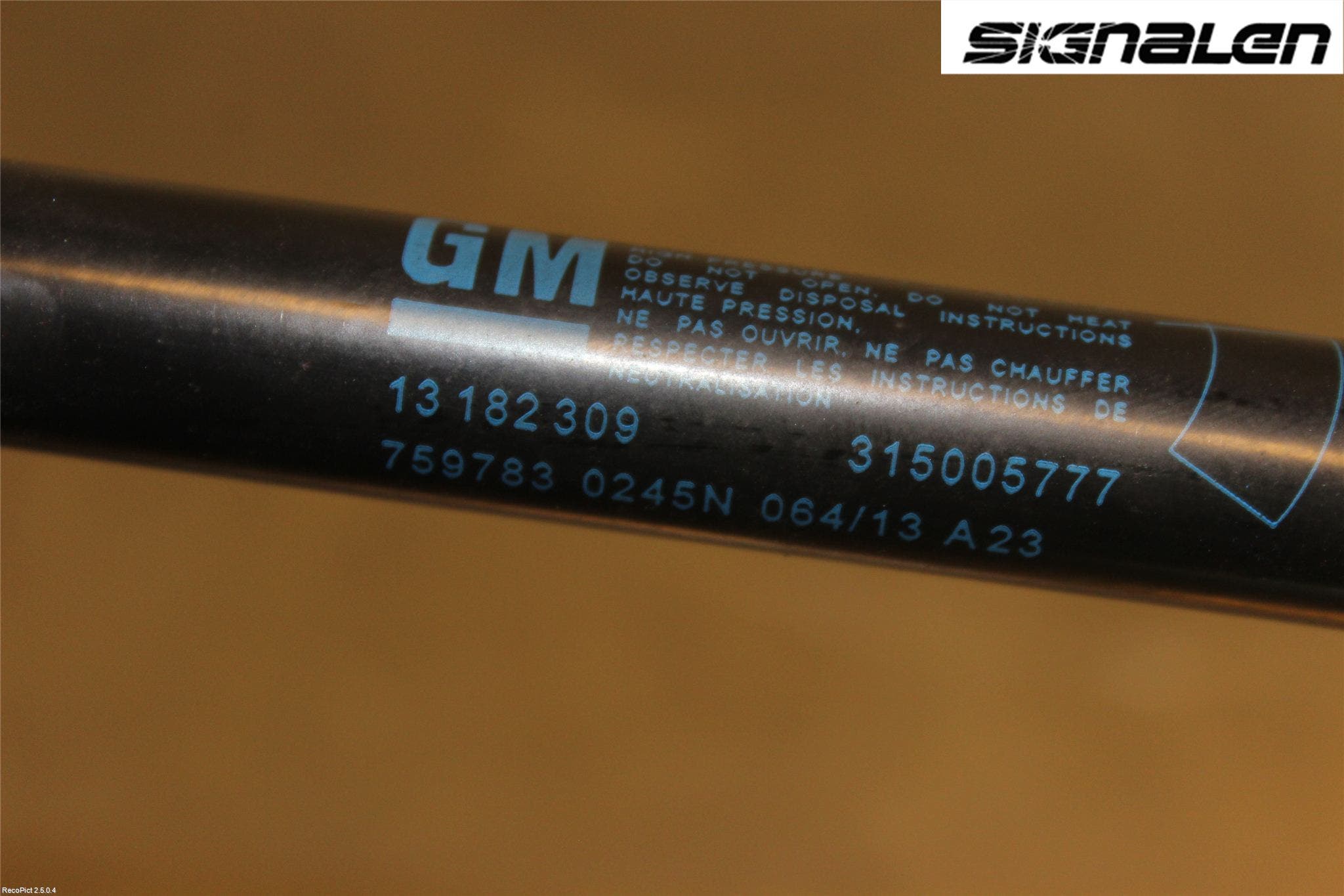 Opel CORSA D 07-14 Gasfjäder Baklucka