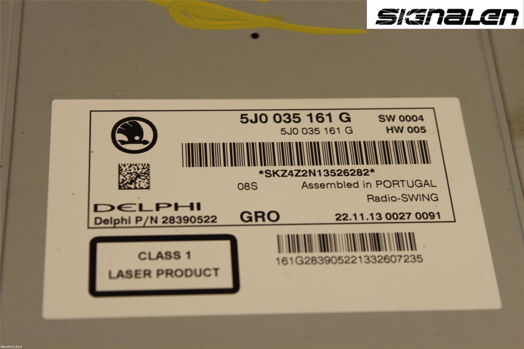 Skoda FABIA 07-14 Radio