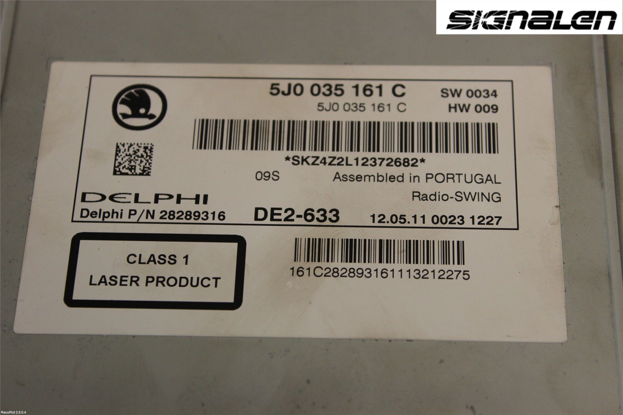 Skoda FABIA 07-14 Radio