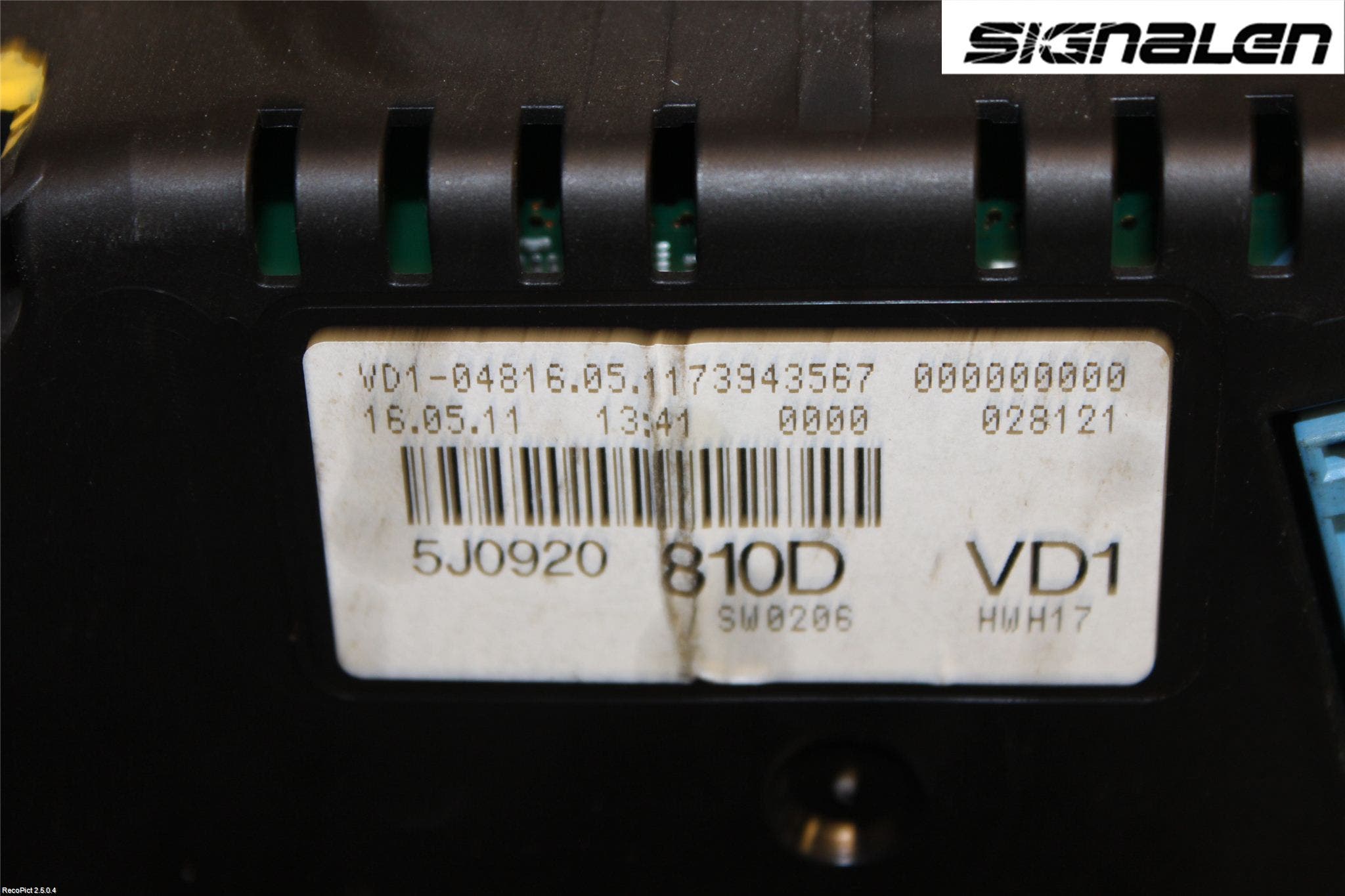 Skoda FABIA 07-14 Instrument Komb