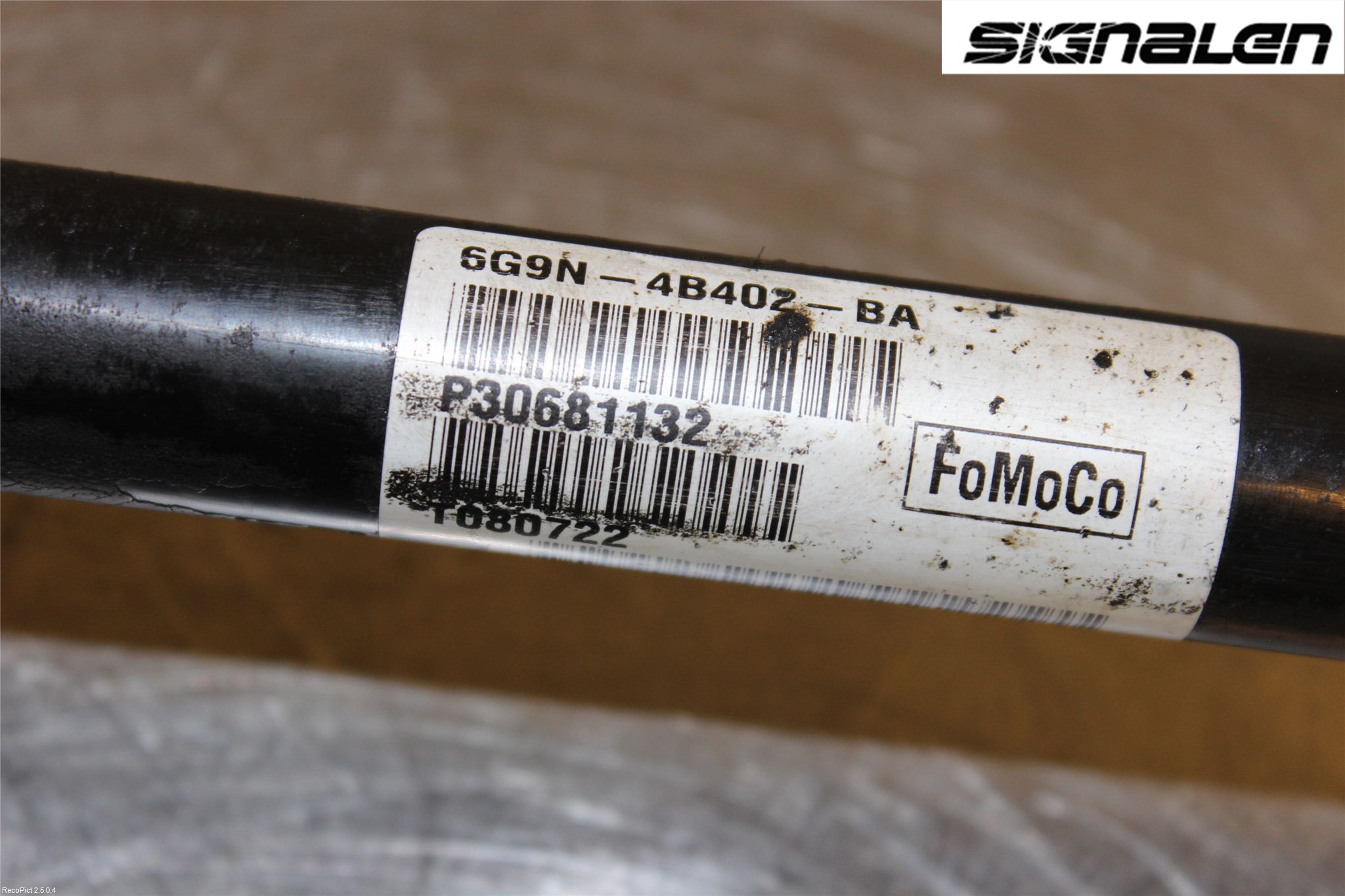 Ford KUGA 08-12 Drivaxel Bak Höger