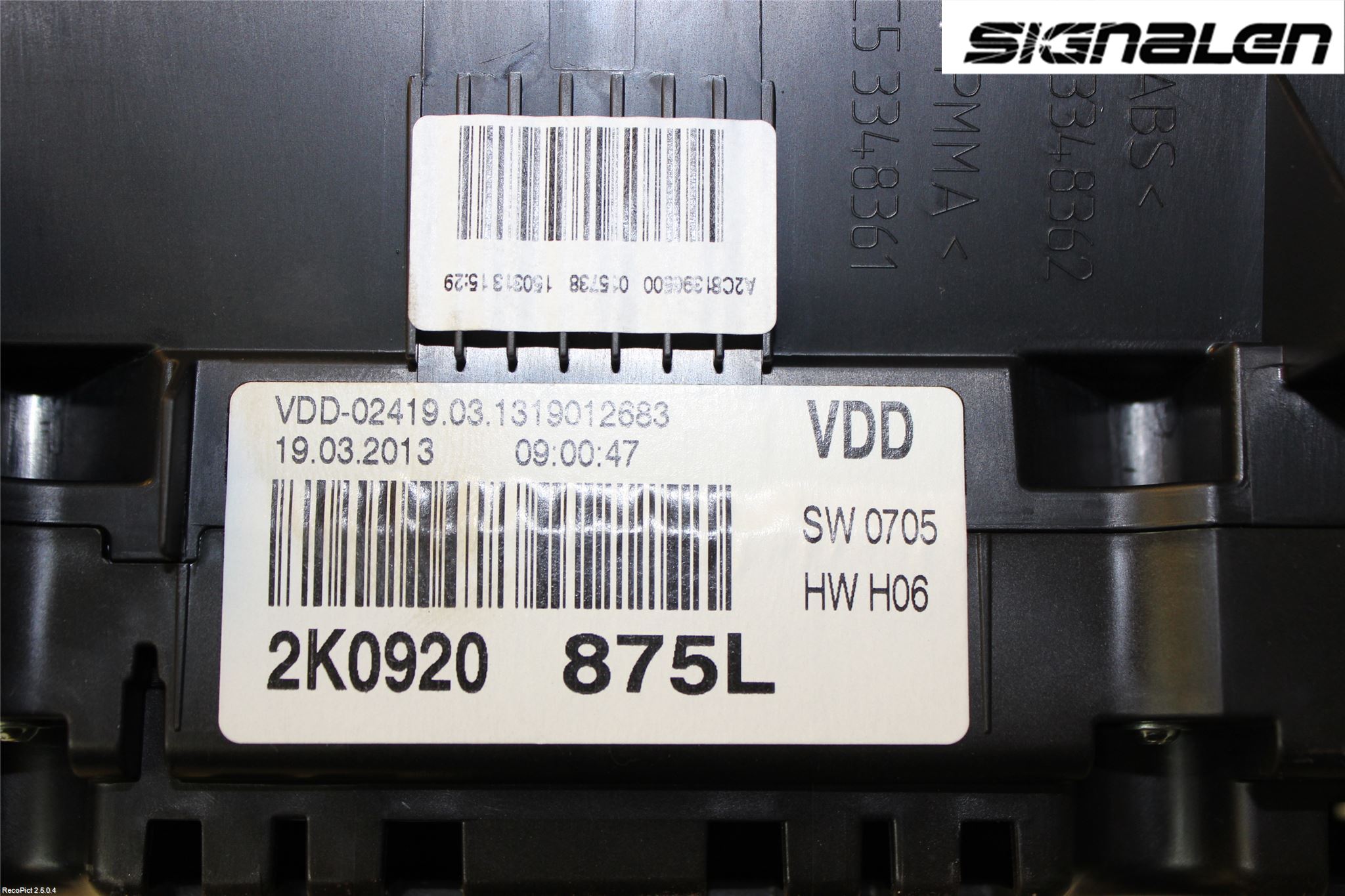 Volkswagen VW CADDY 11-15 Instrument Komb