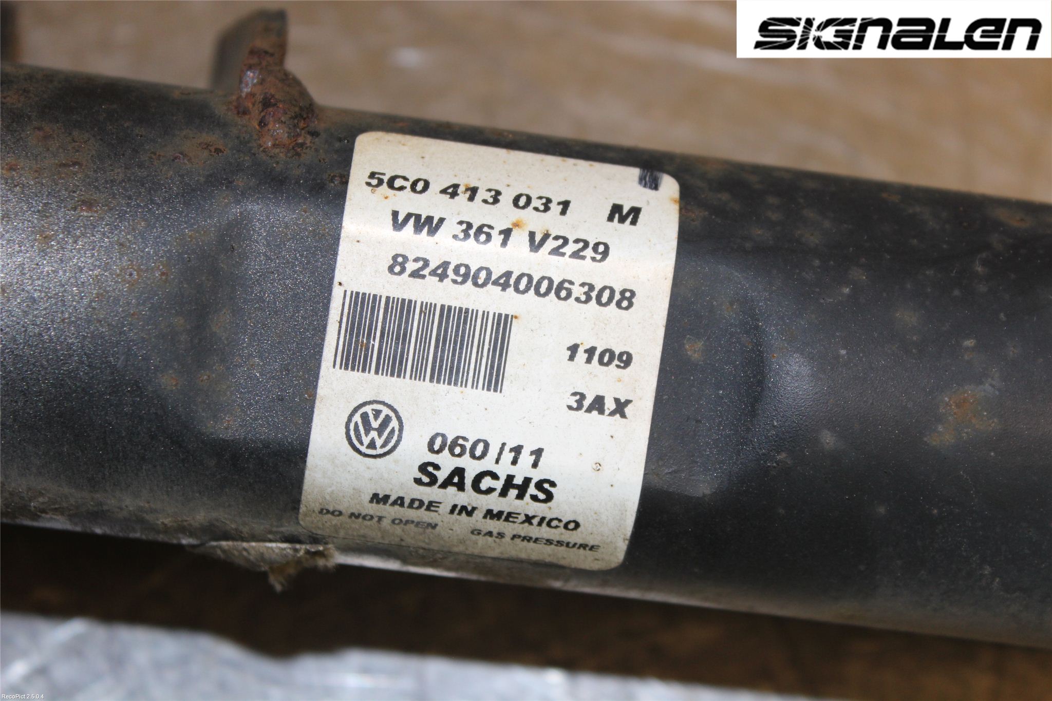 Volkswagen VW JETTA VI 11- Fjäderben Fram Vänster