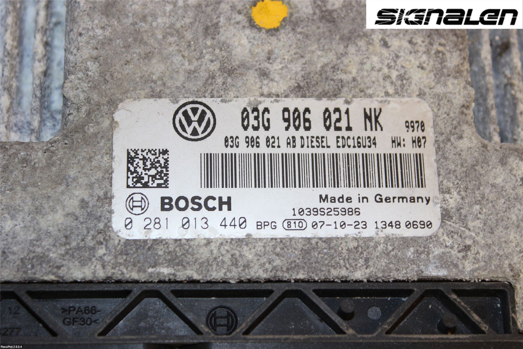 Volkswagen VW PASSAT 05-11 Styrenhet Insprut Bensin