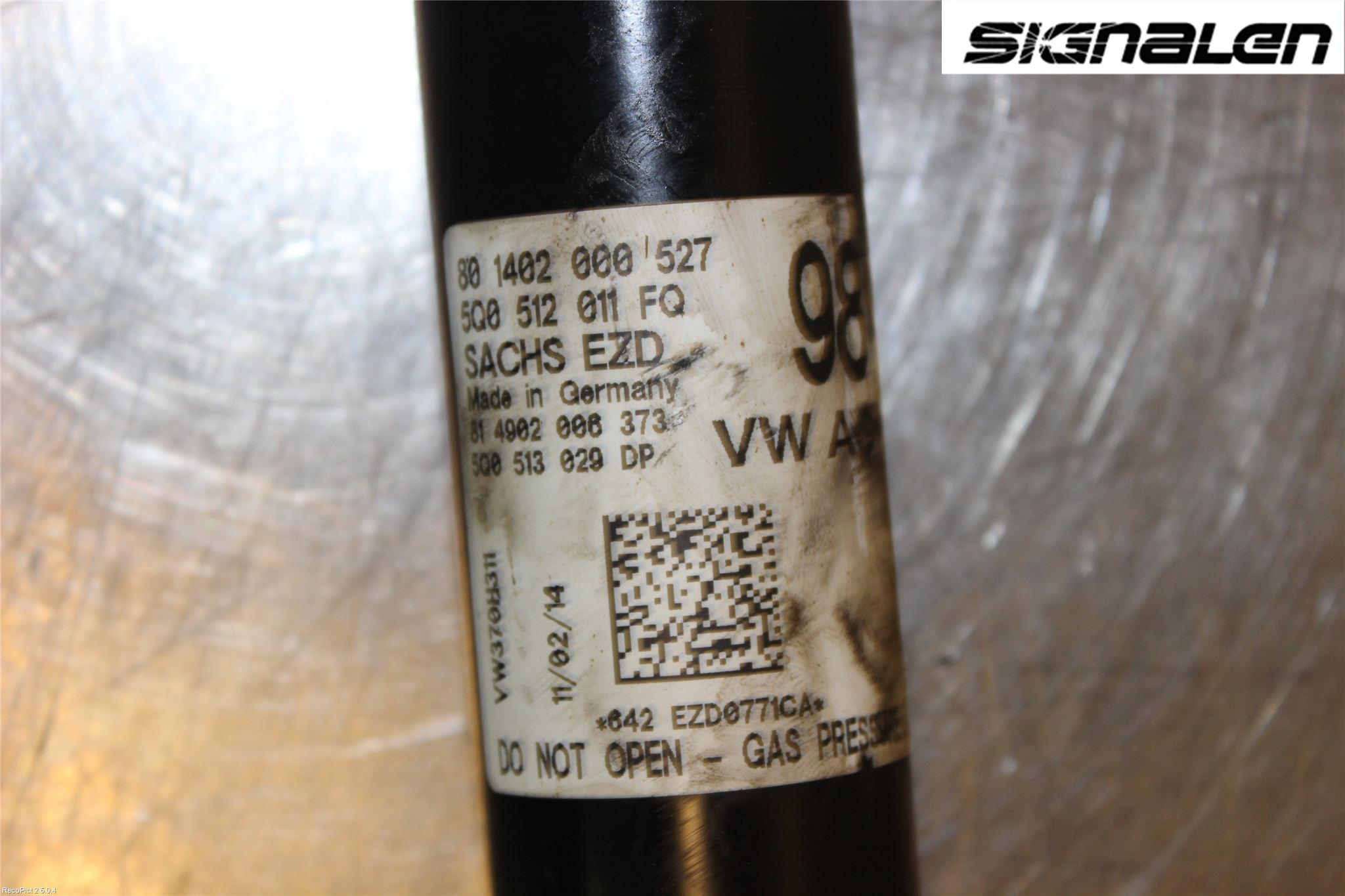 Volkswagen VW GOLF / E-GOLF VII 13-20 Stötdämpare Bak