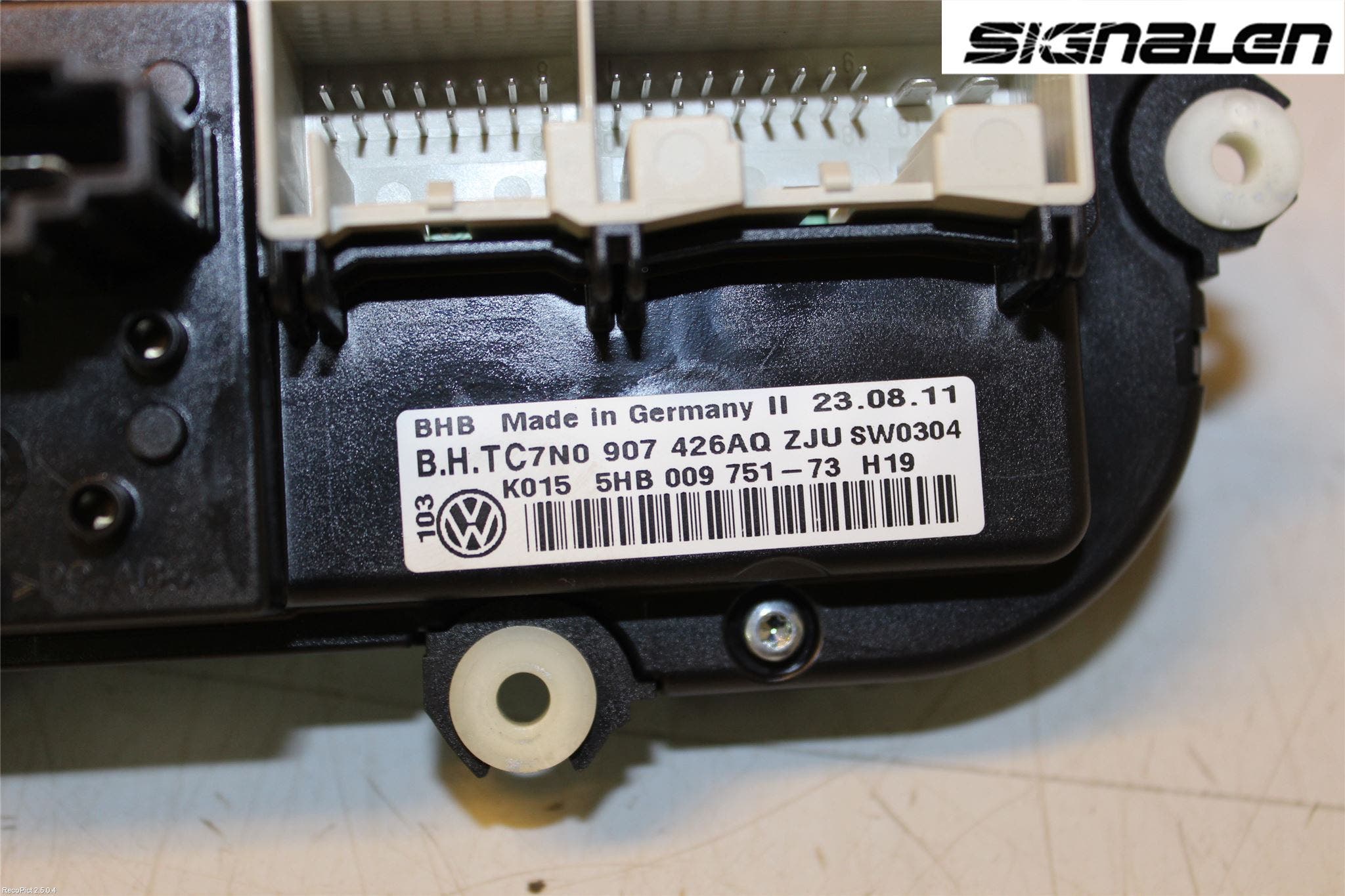 Volkswagen VW CADDY 11-15 Ac Styrenhet Ac Manöveren