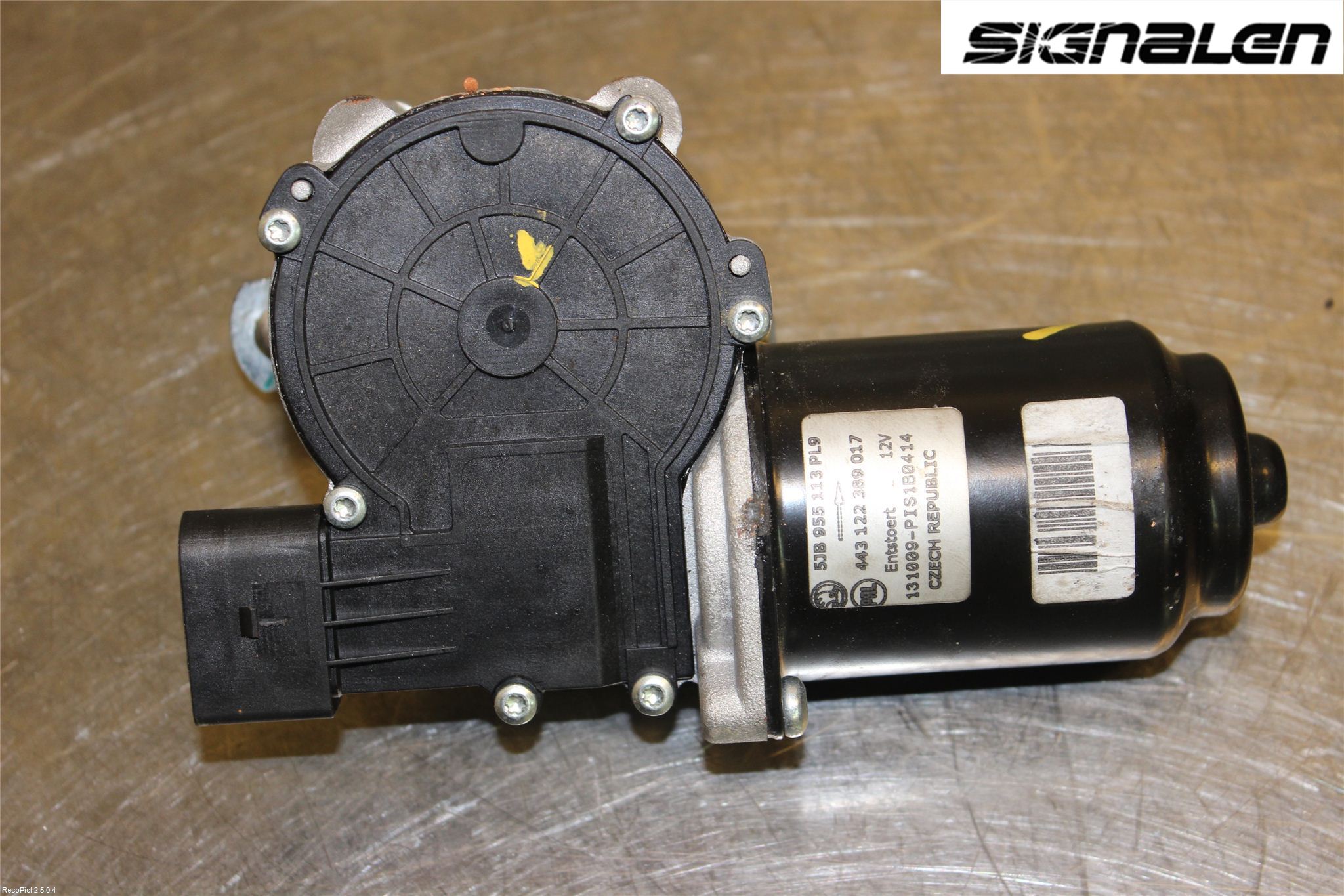Skoda RAPID Torkarmotor Vindruta