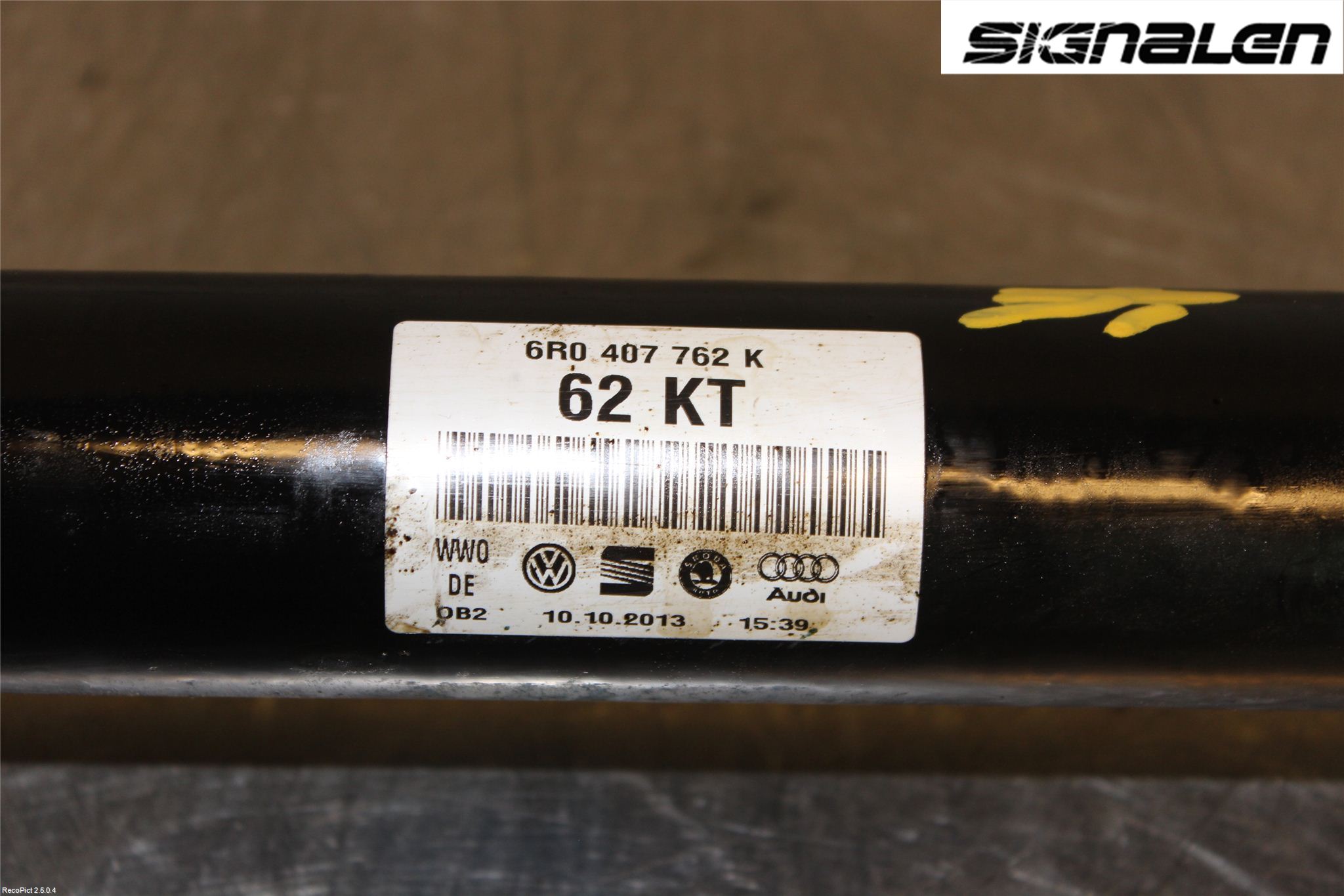 Skoda RAPID Drivaxel Fram Höger