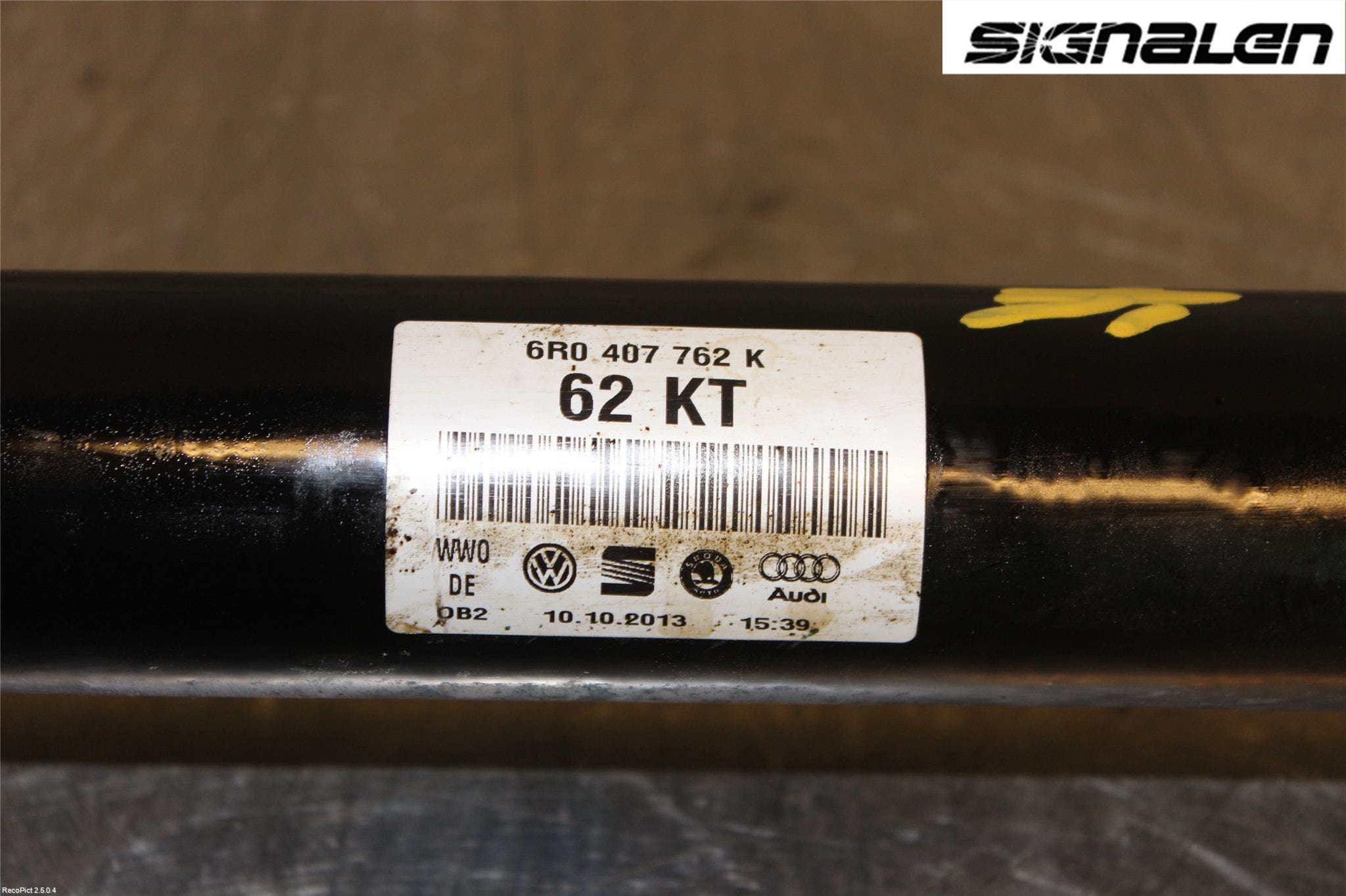 Skoda RAPID Drivaxel Fram Höger