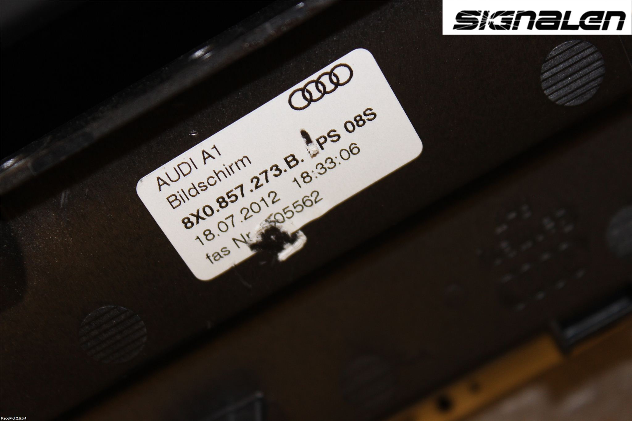 Audi A1/S1 11-18 Färddator