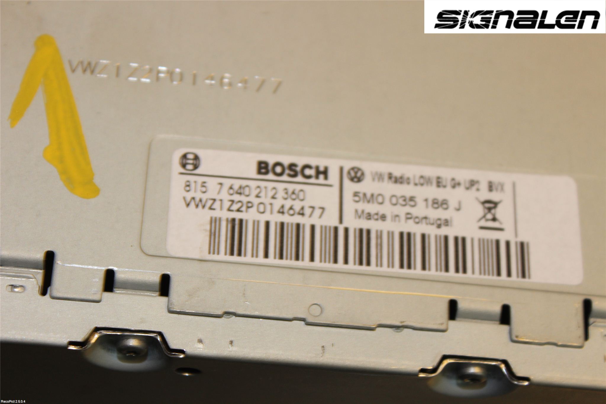 Volkswagen VW POLO 10-17 Radio