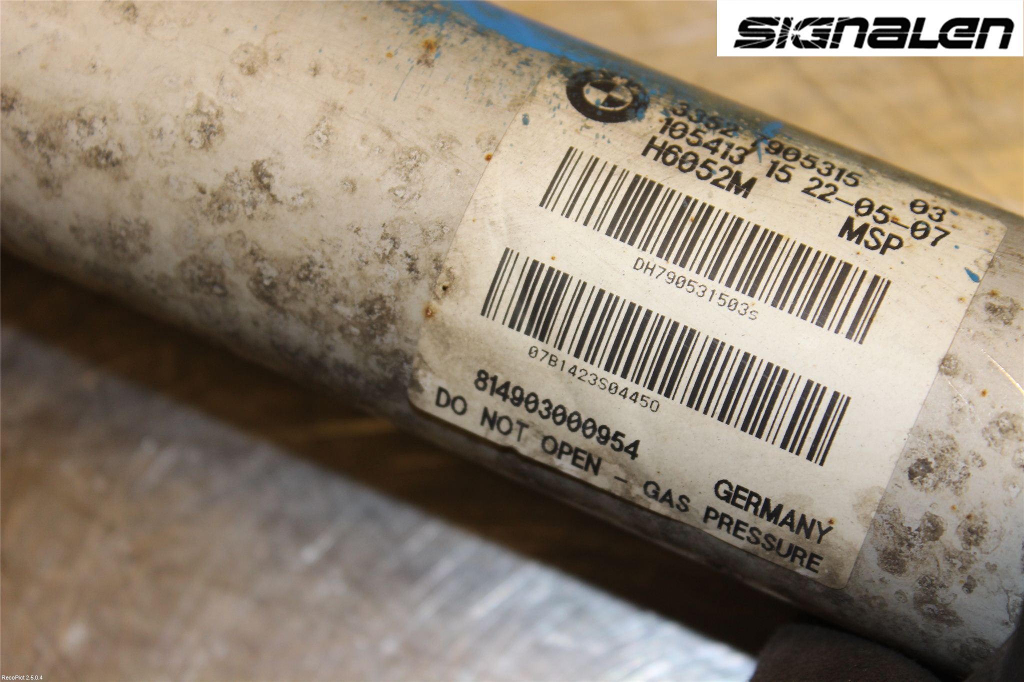 BMW 5 E60/61 Sed/Tou 02-10 Fjäderben Bak Höger