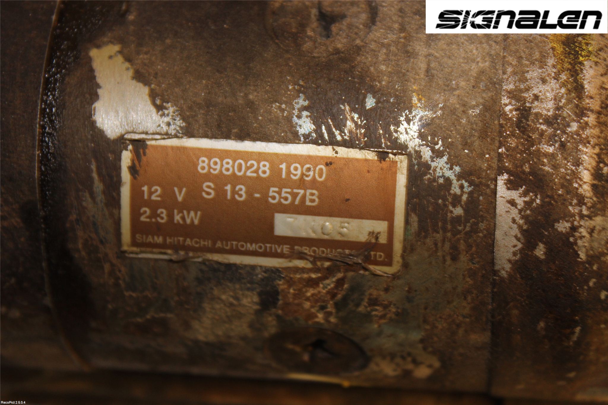 Isuzu D-MAX Startmotor Diesel