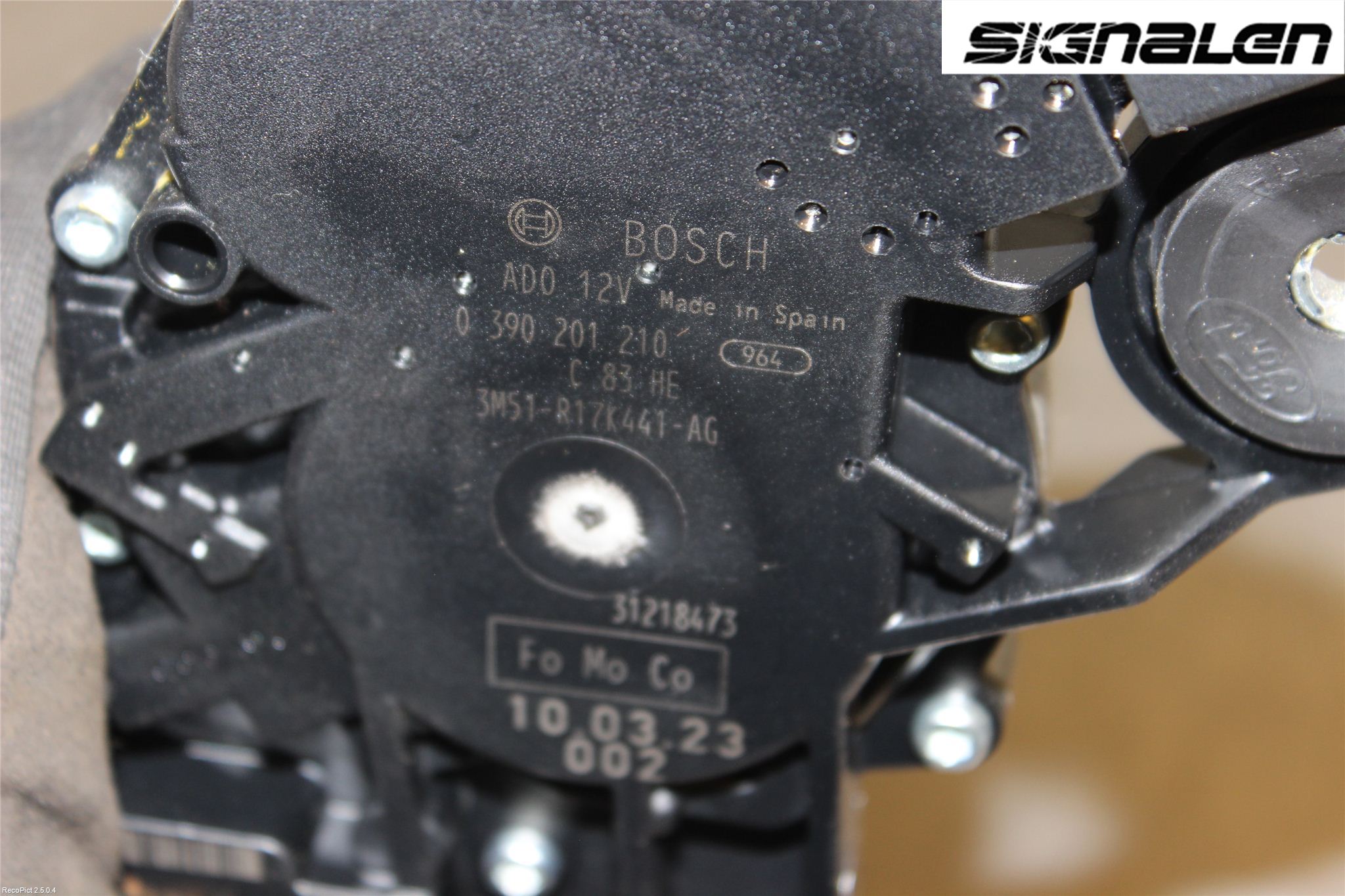 Ford FOCUS 08-11 Torkarmotor Baklucka