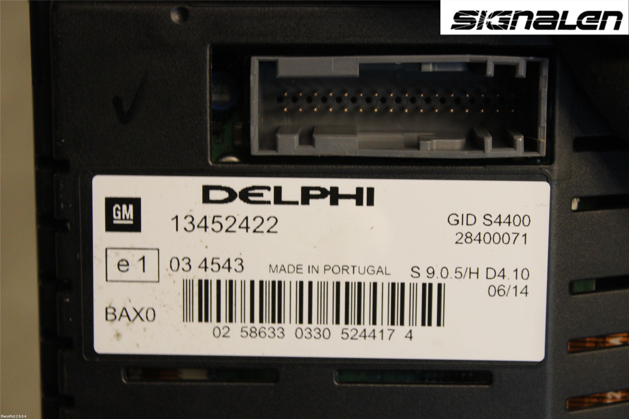 Opel CORSA D 07-14 Färddator