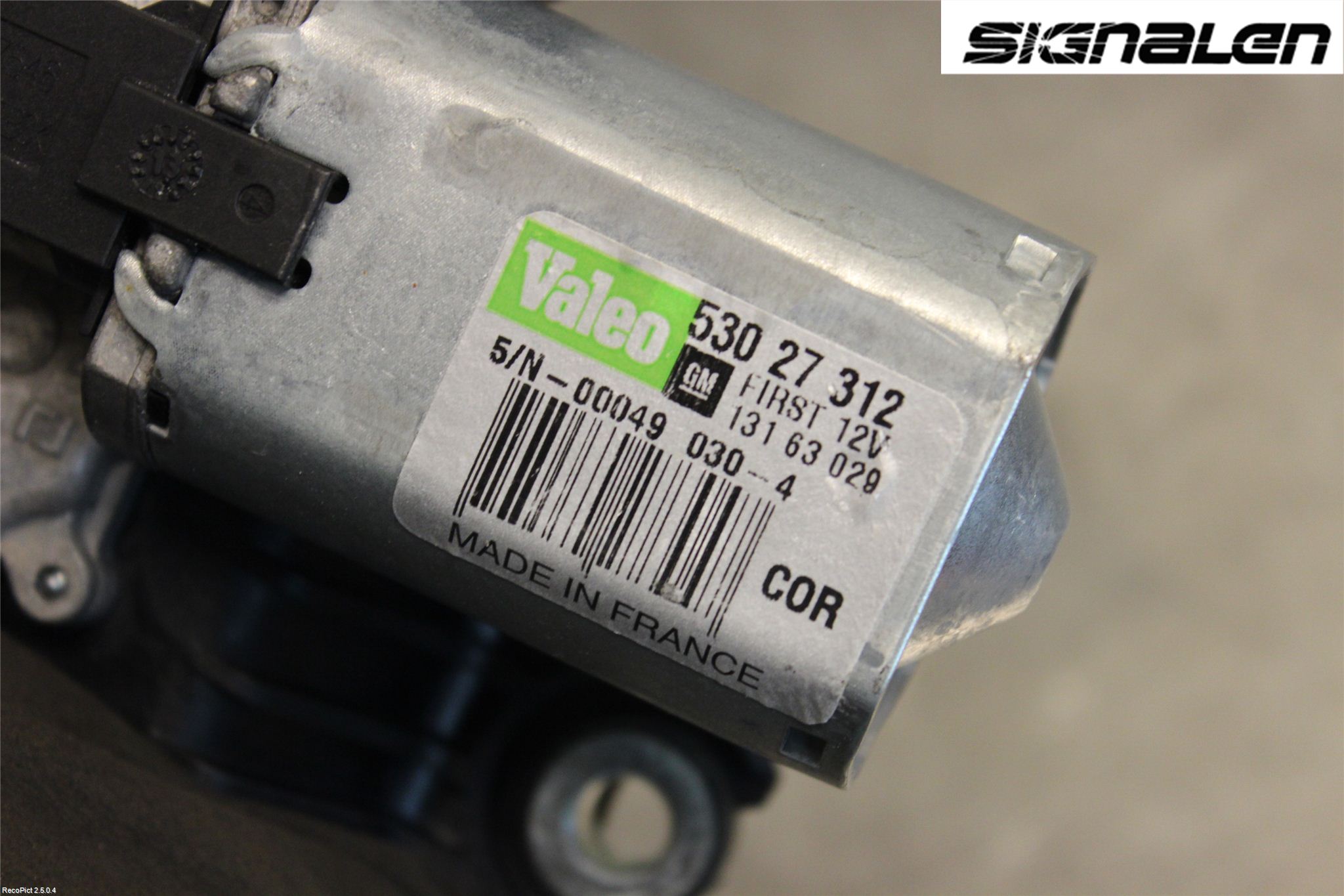 Opel CORSA D 07-14 Torkarmotor Baklucka