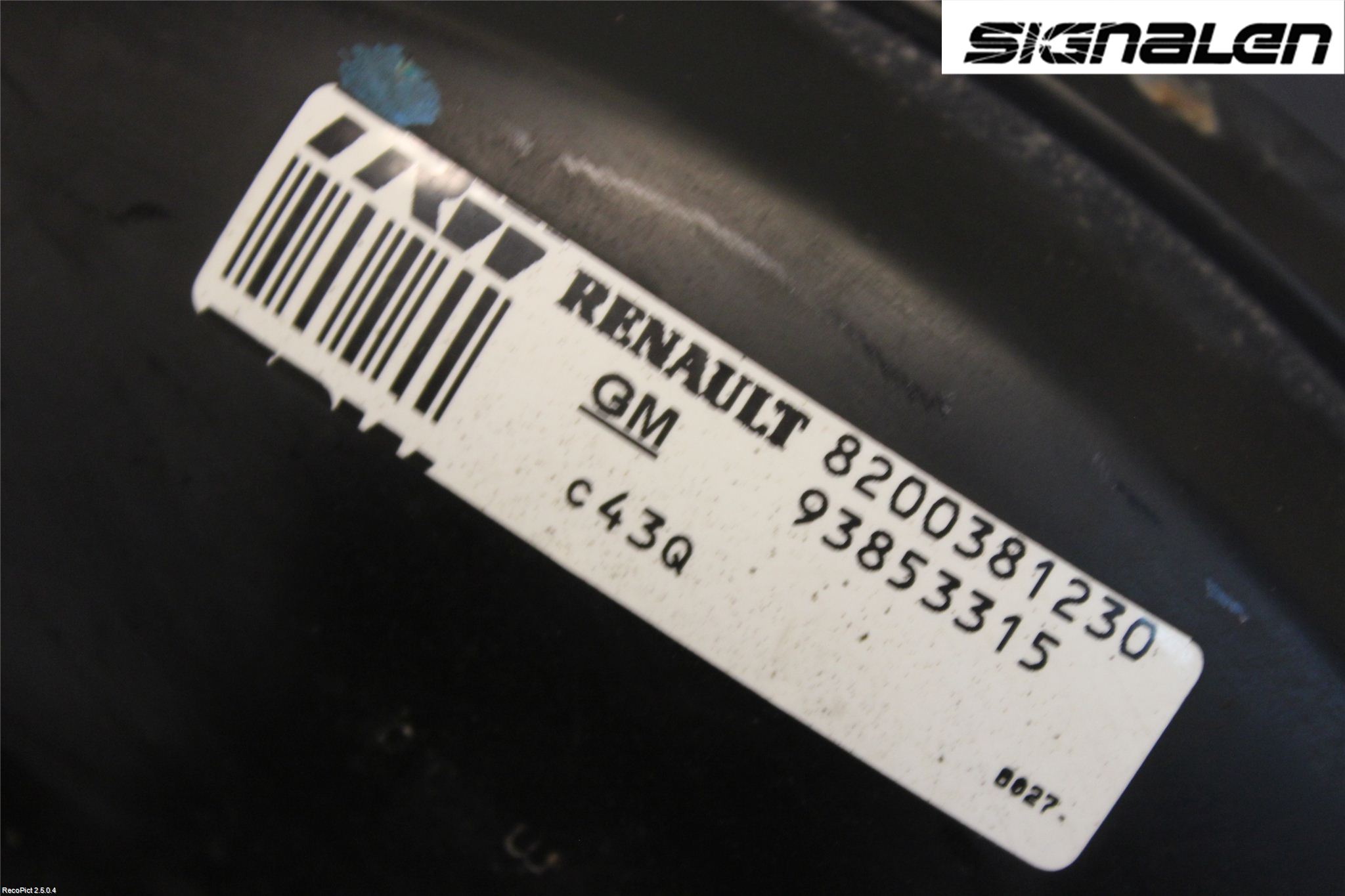 Opel VIVARO 01-14 Bromsservo