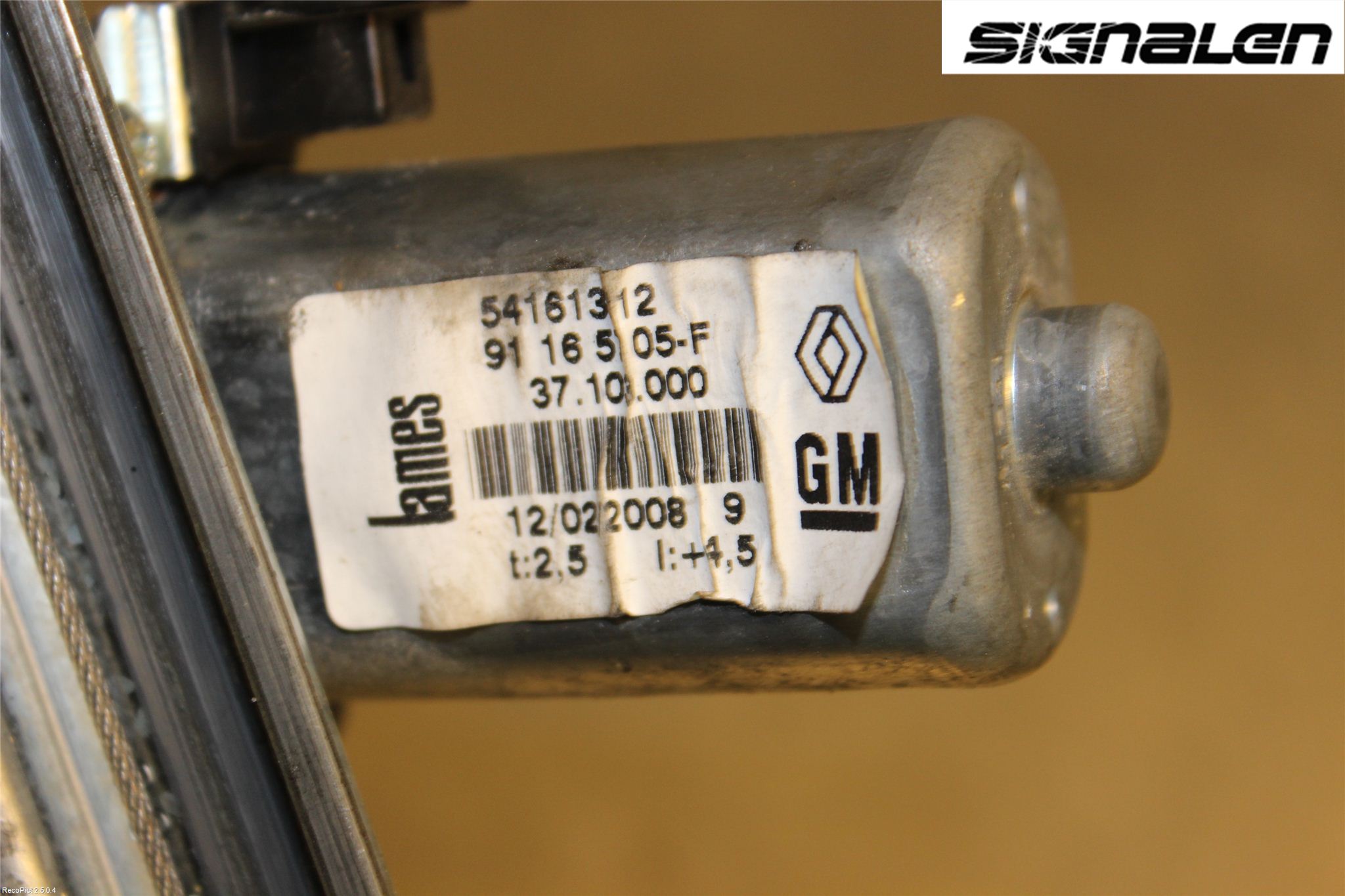 Opel VIVARO 01-14 Fönsterhiss El Kompl