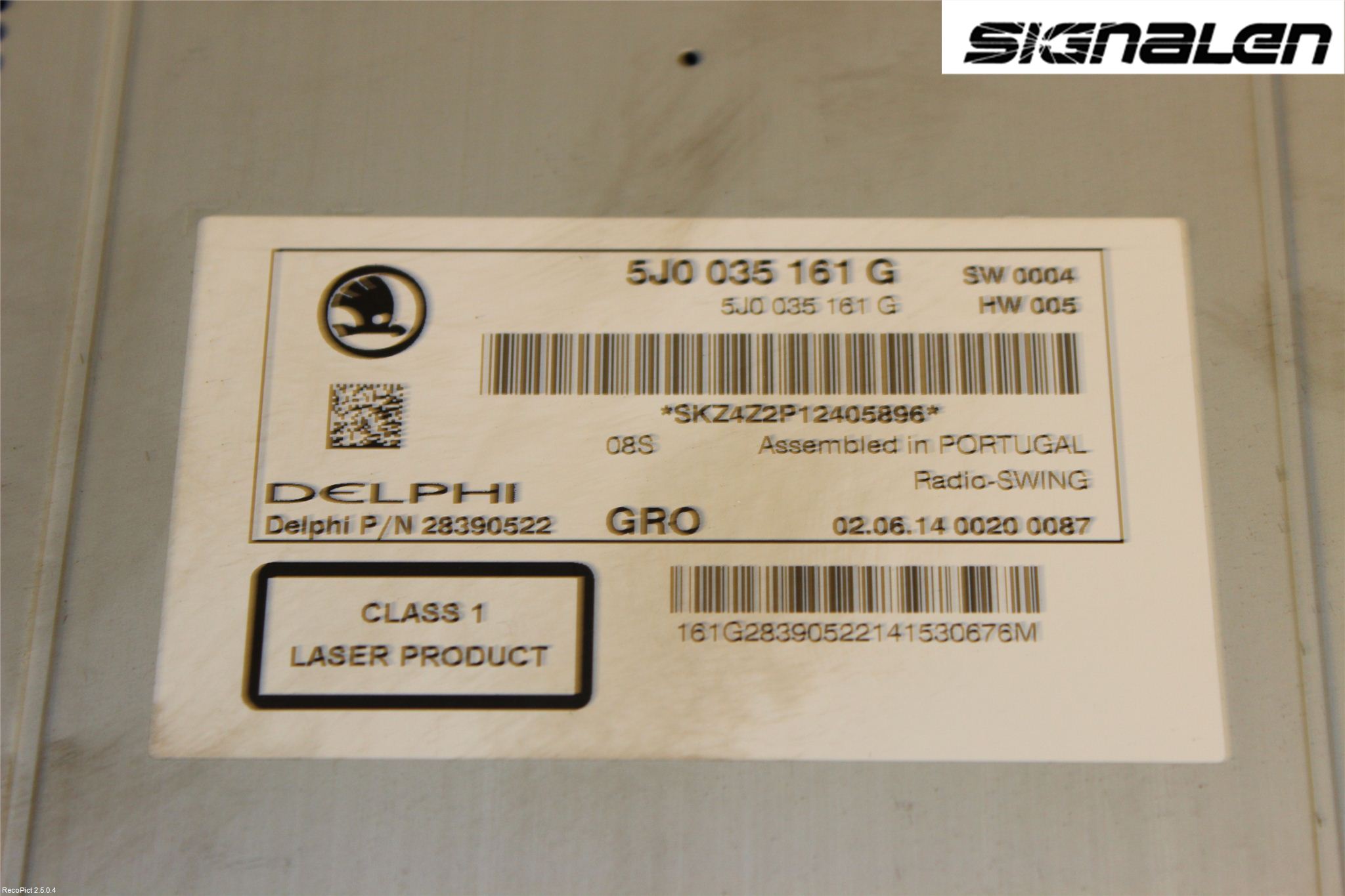 Skoda FABIA 07-14 Radio