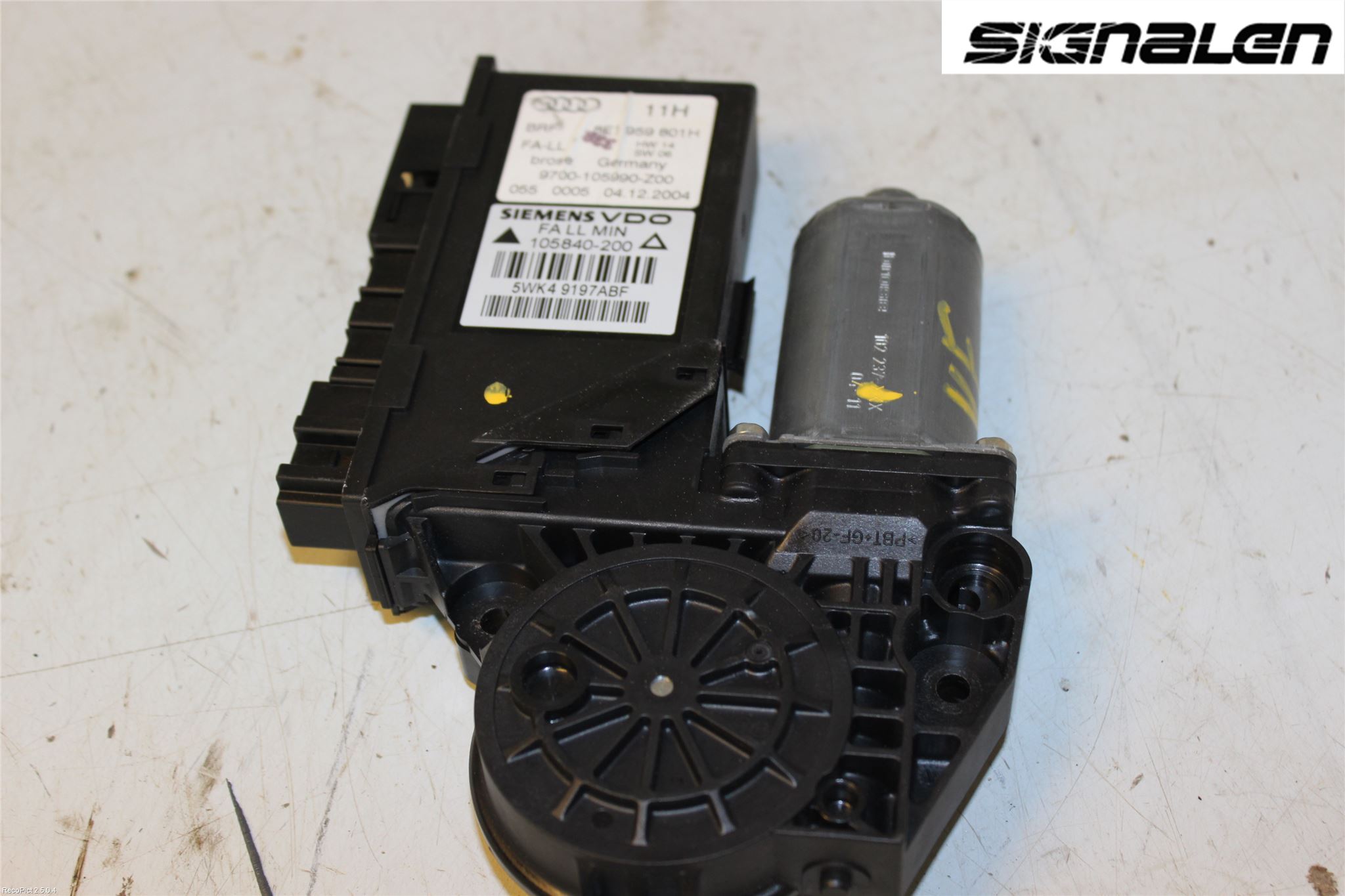 Audi A4/S4 05-07 Fönsterhissmotor