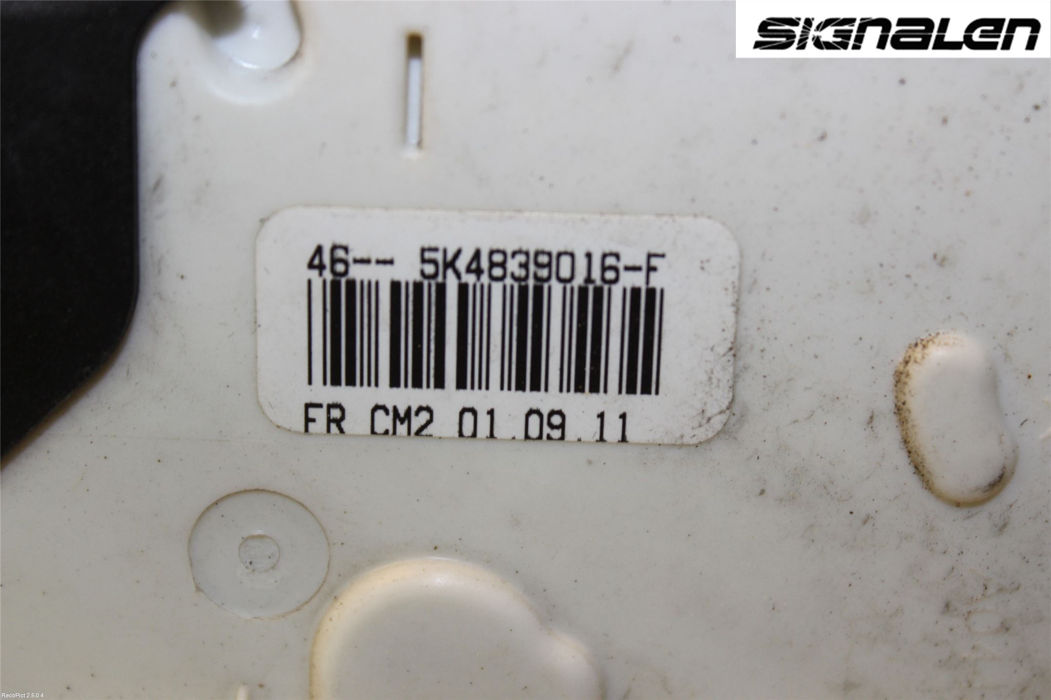 Volkswagen VW POLO 10-17 Låskista-Dörrlås