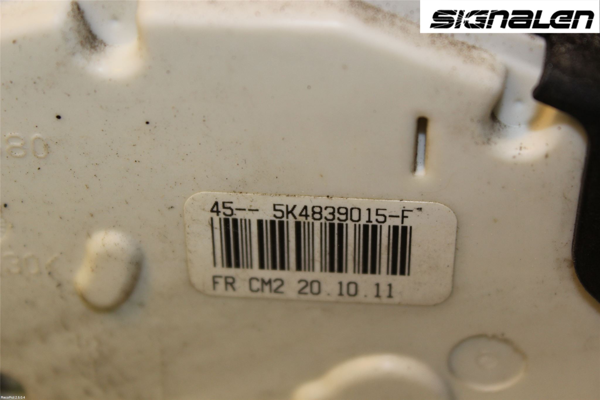 Volkswagen VW POLO 10-17 Låskista-Dörrlås