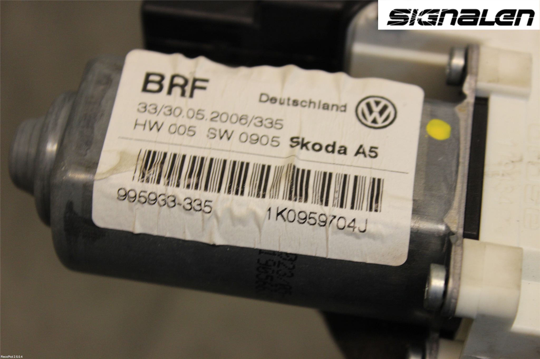 Skoda OCTAVIA (1Z) 05-13 Fönsterhissmotor