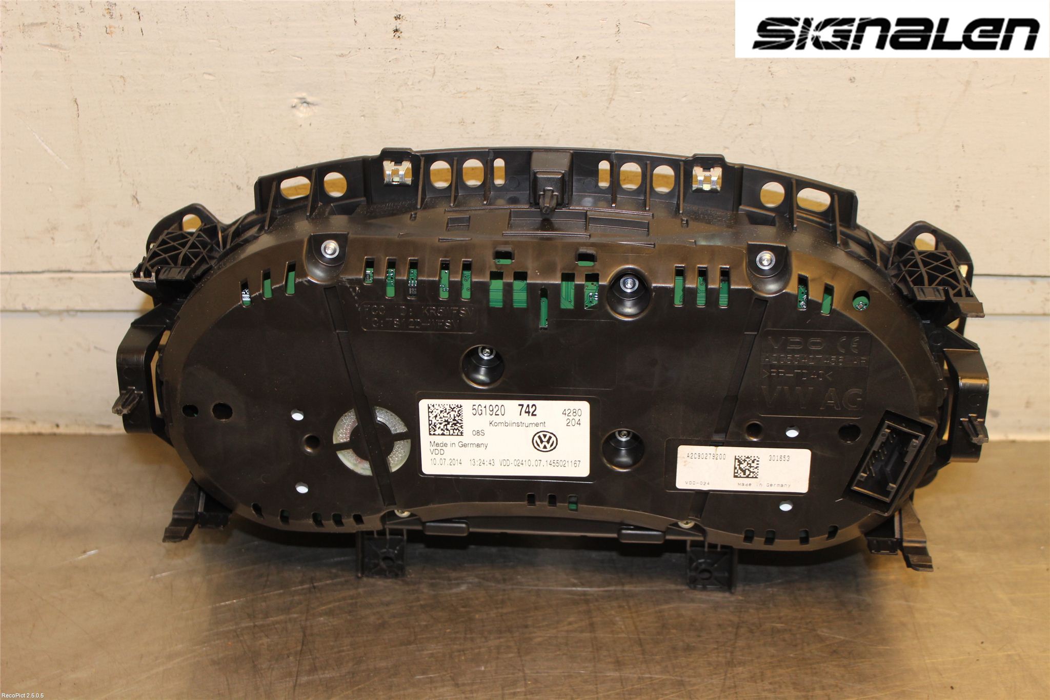 Volkswagen VW GOLF / E-GOLF VII 13-20 Instrument Komb