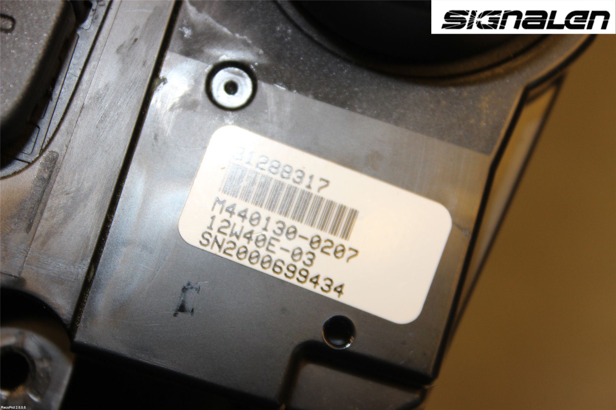 Volvo XC70 08-13 Ac Styrenhet Ac Manöveren