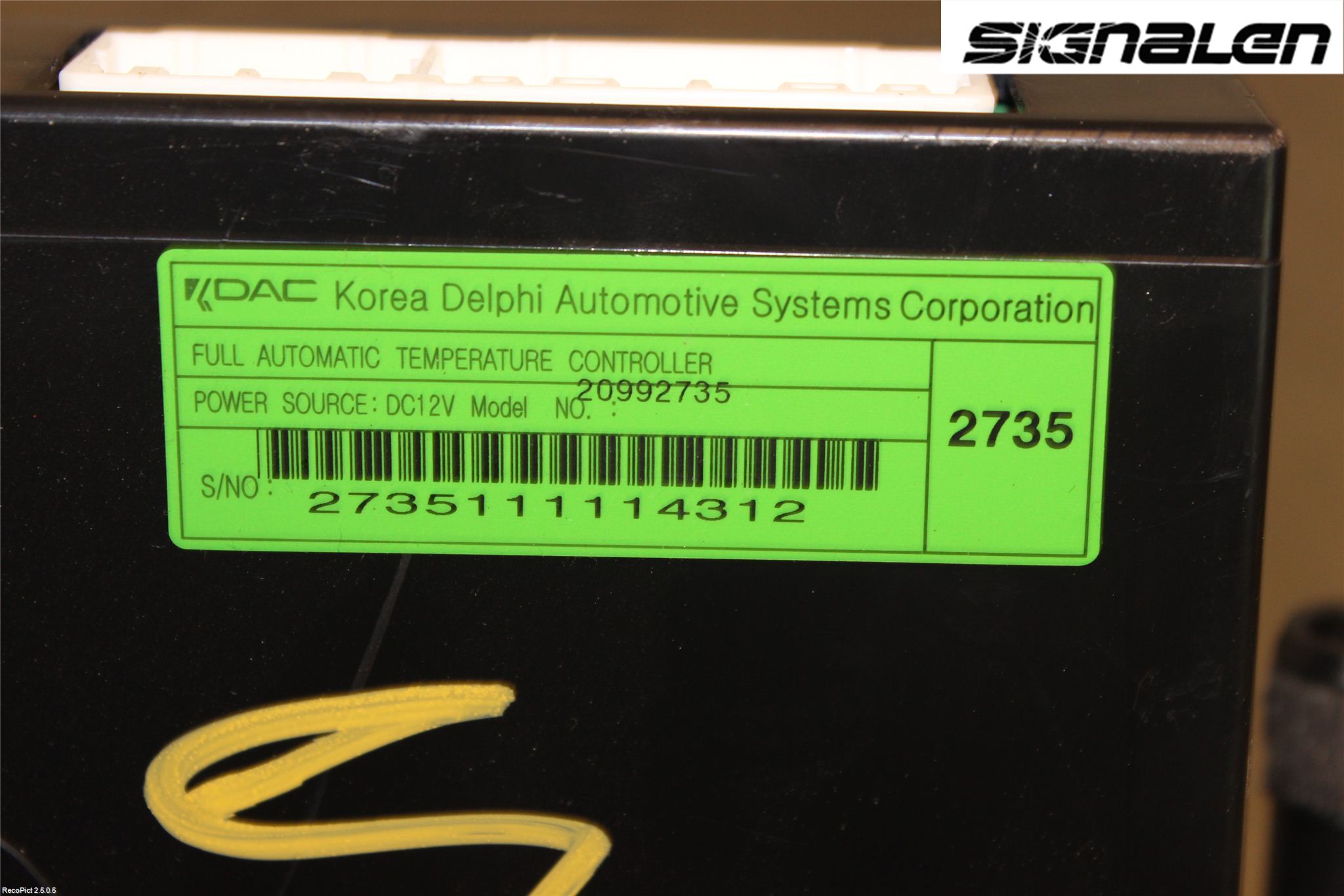 Chevrolet CAPTIVA Ac Styrenhet Ac Manöveren