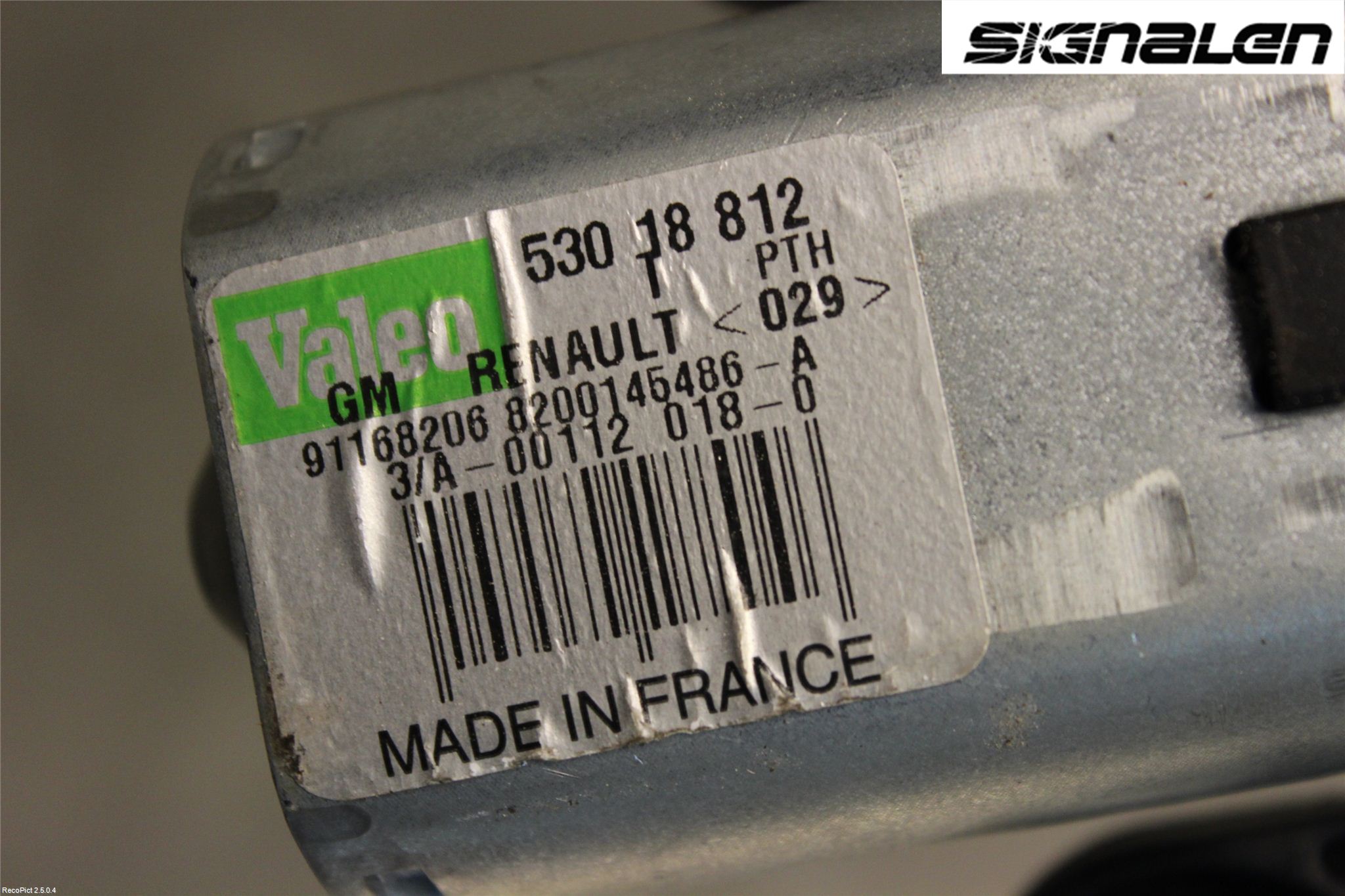 Opel VIVARO 01-14 Torkarmotor Baklucka