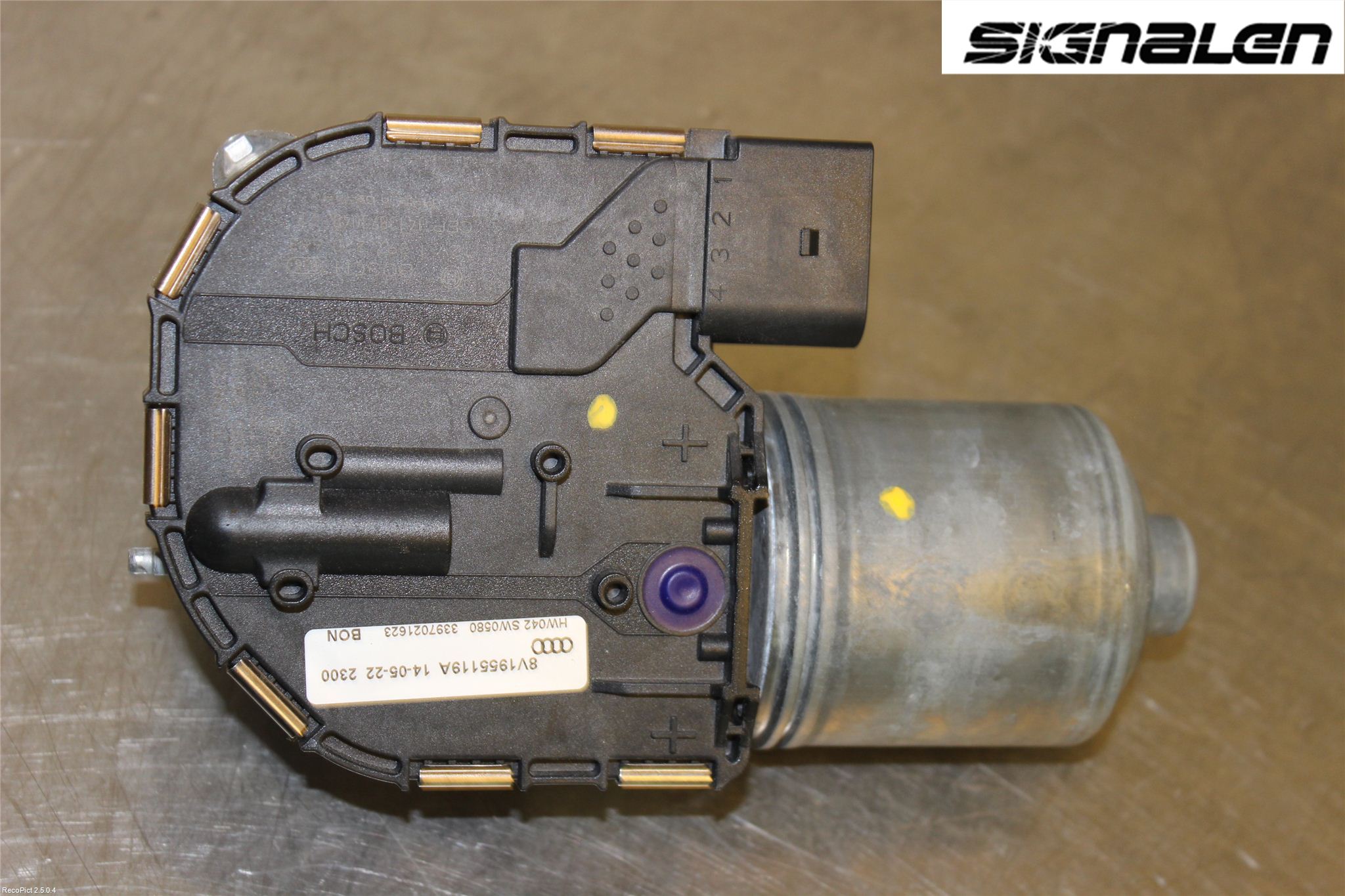 Audi A3/S3 8V 13-20 Torkarmotor Vindruta