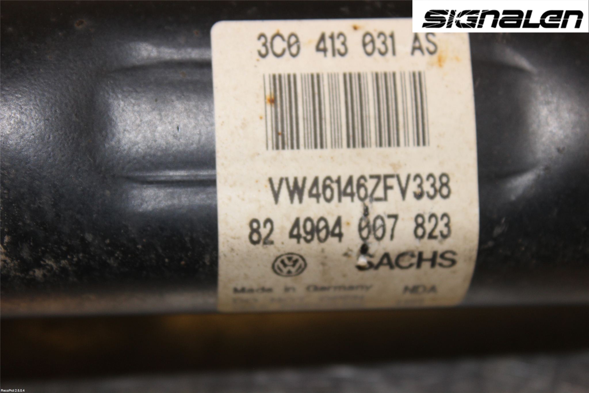 Skoda SUPERB 09-15 Fjäderben Fram Vänster