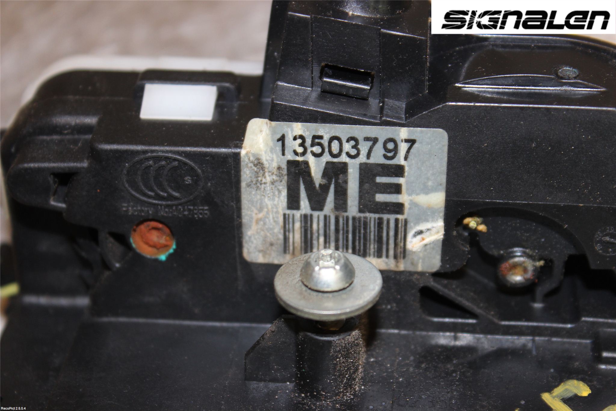 GM CHEVROLET CRUZE Låskista-Dörrlås