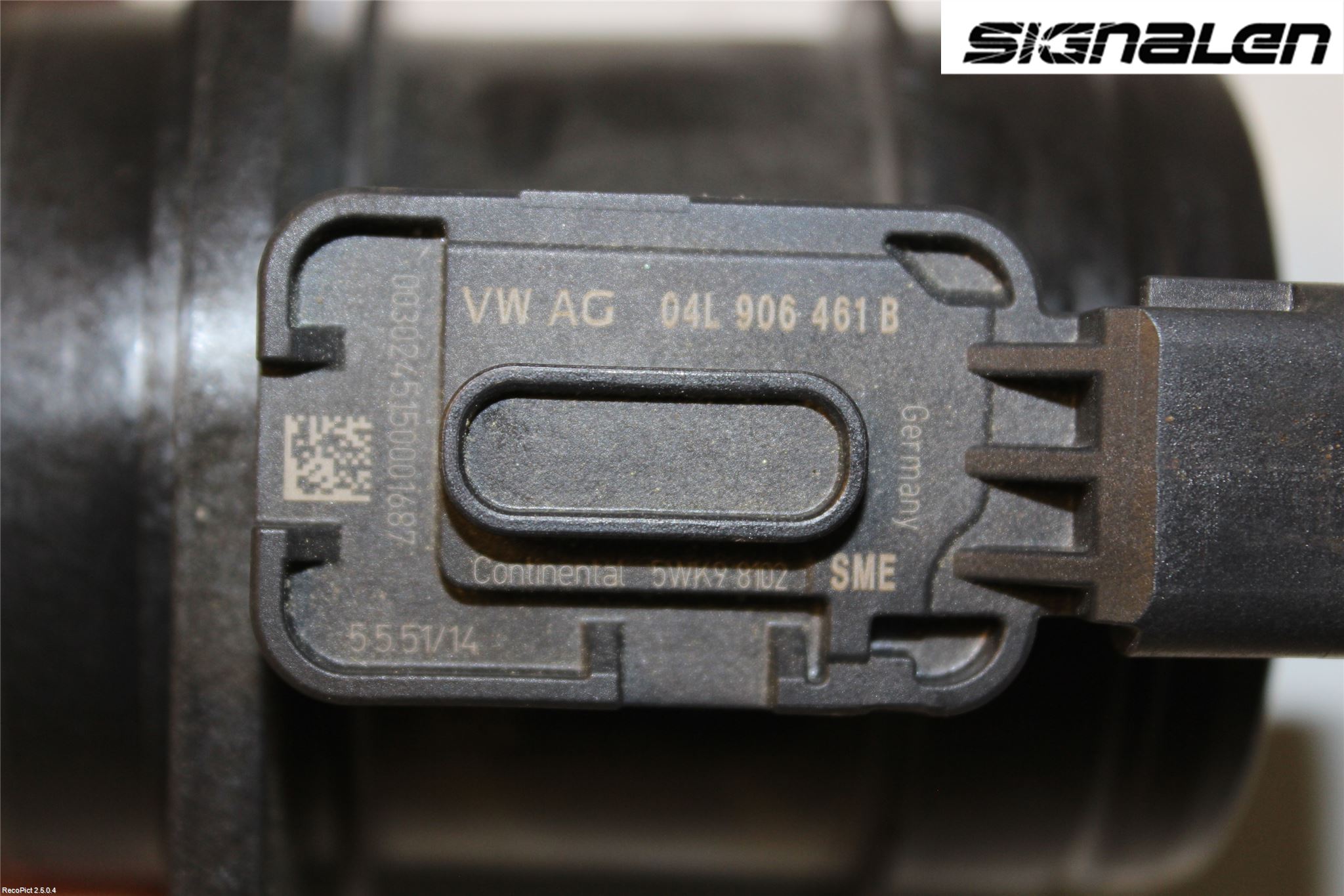 Volkswagen VW GOLF / E-GOLF VII 13-20 Injluftmassamätare