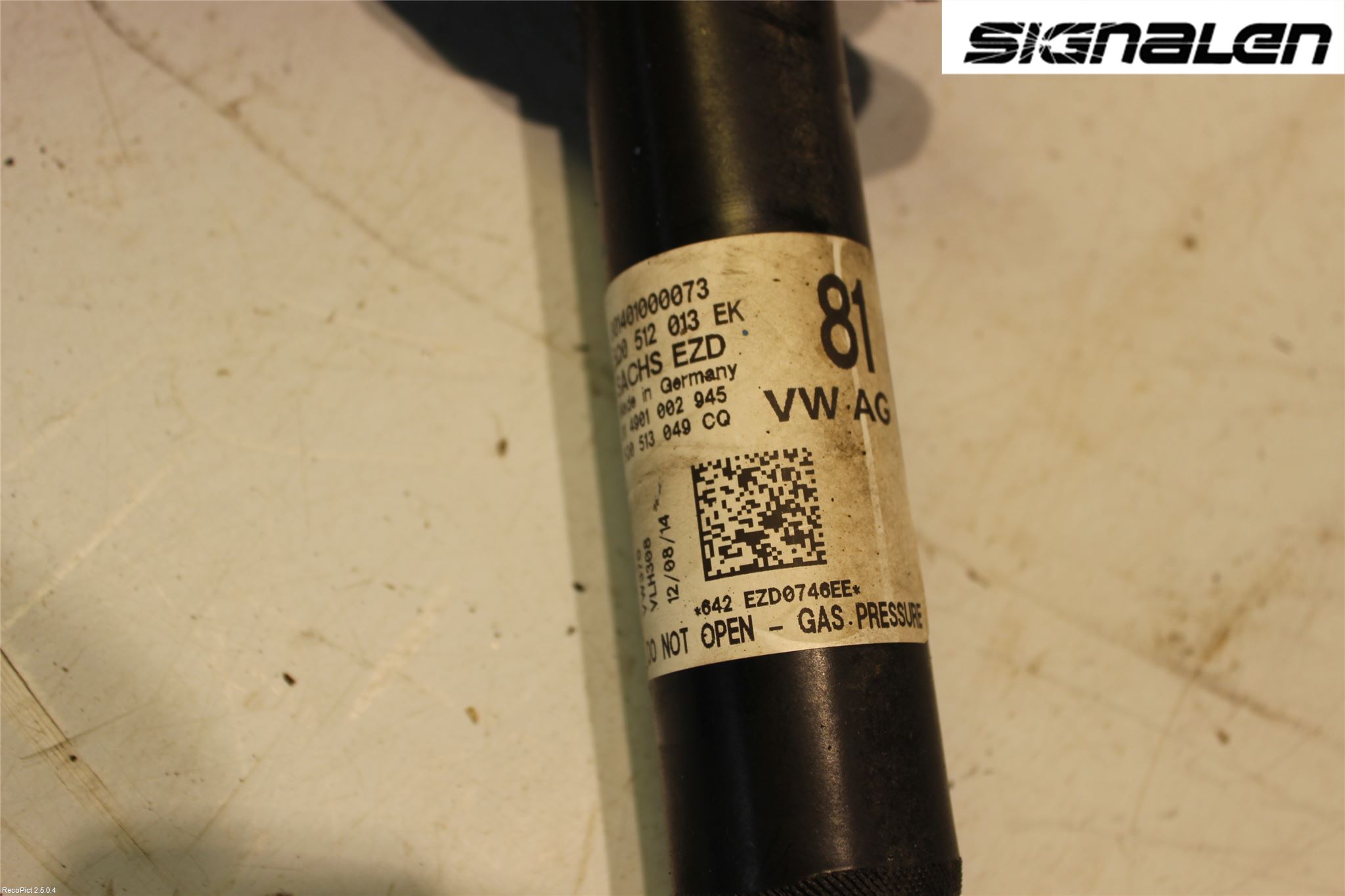 Volkswagen VW GOLF / E-GOLF VII 13-20 Stötdämpare Bak