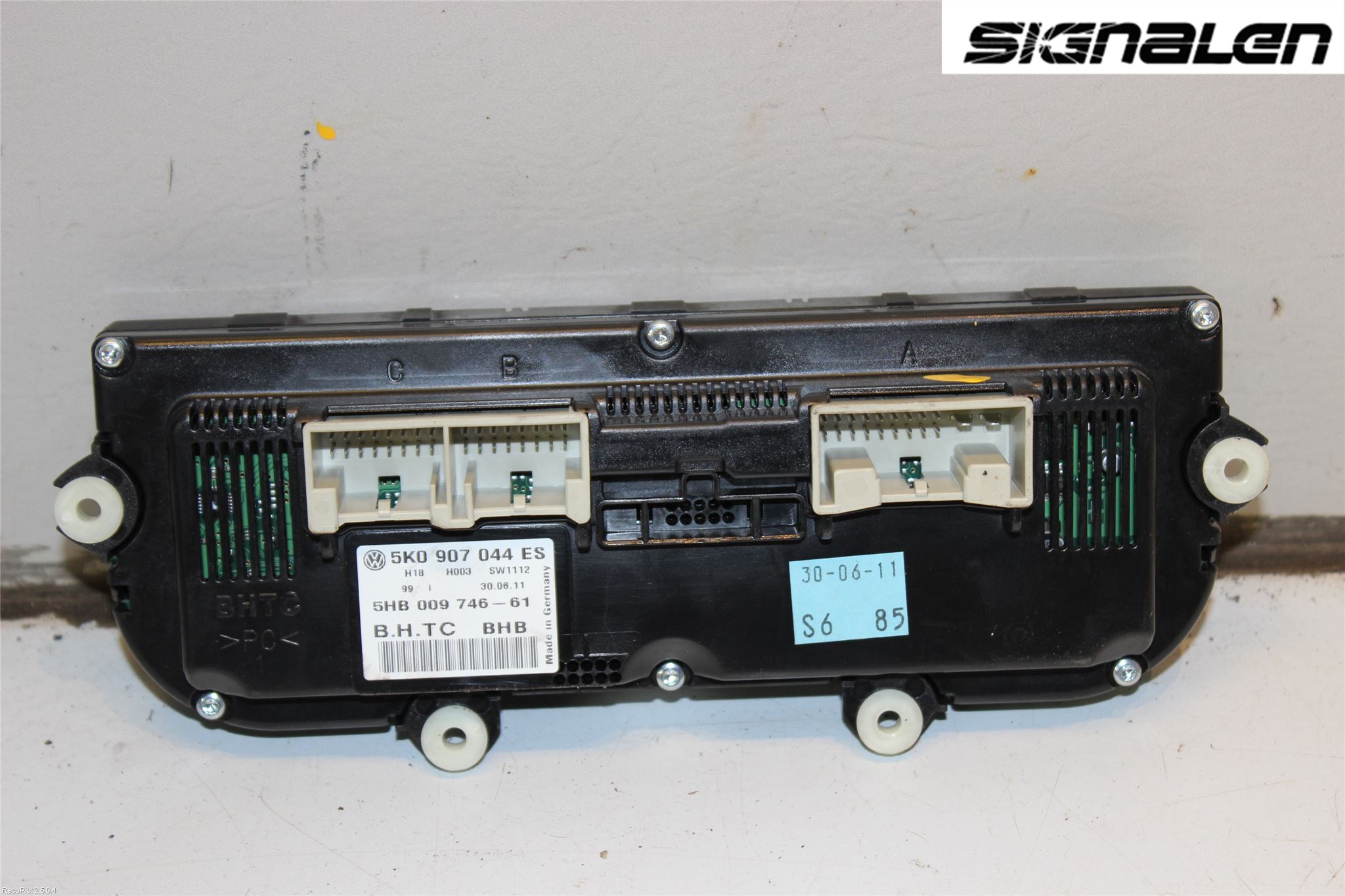 Volkswagen VW PASSAT 11-14 Ac Styrenhet Ac Manöveren